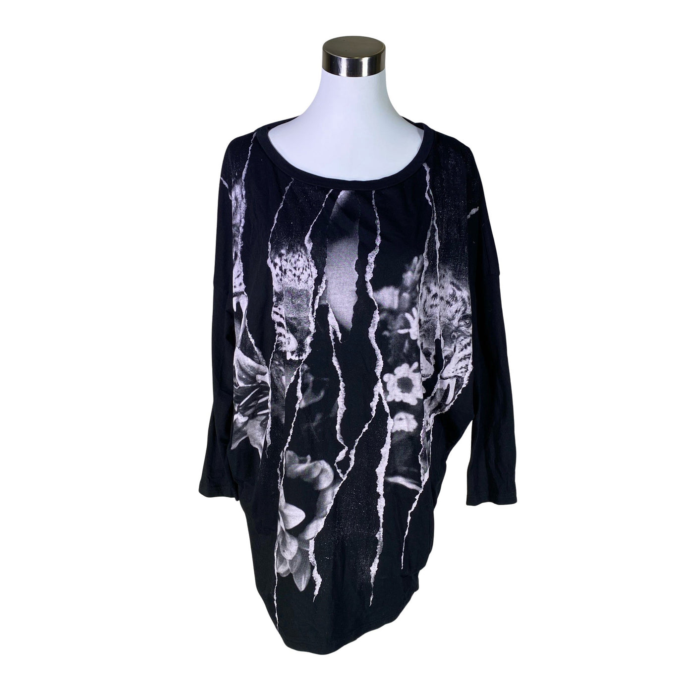 Unisex Diesel - Trikotaažist tuunika, suurus 40 - Must (1)