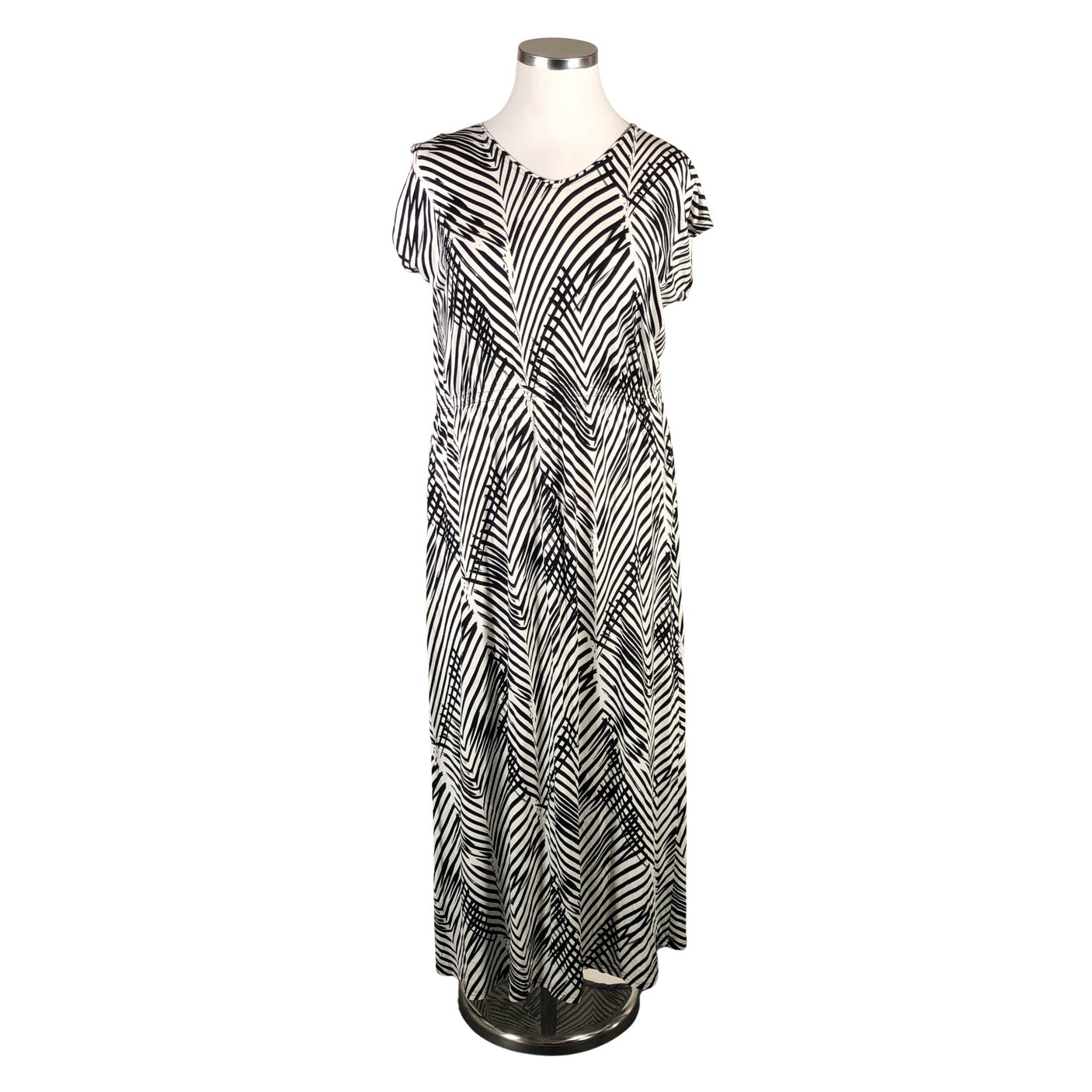 Unisex Nanso - Trikotaažist kleit, suurus 46 - Valge (1)