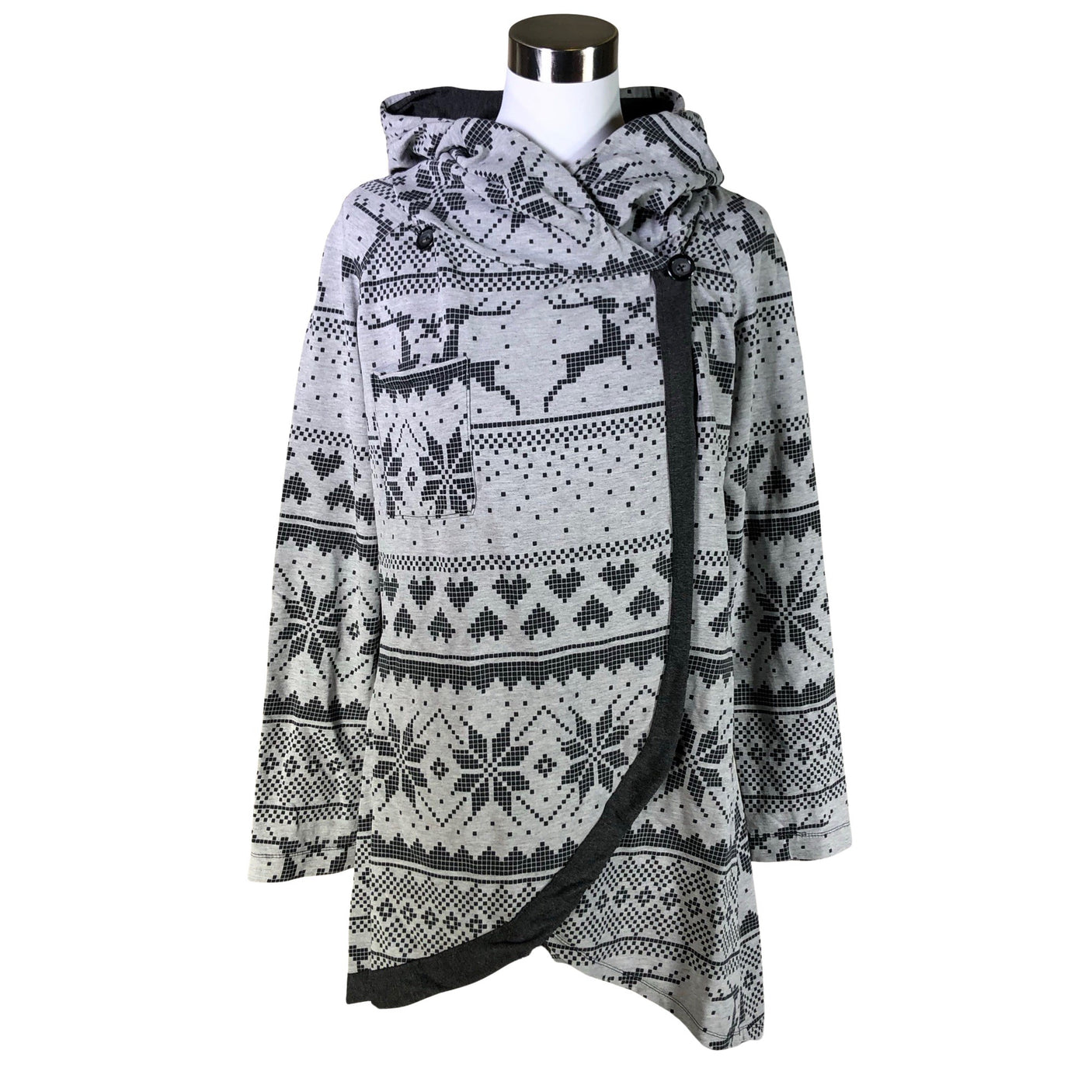 Unisex Handmade - Dressikangast tuunika, suurus 40 - Hall (1)