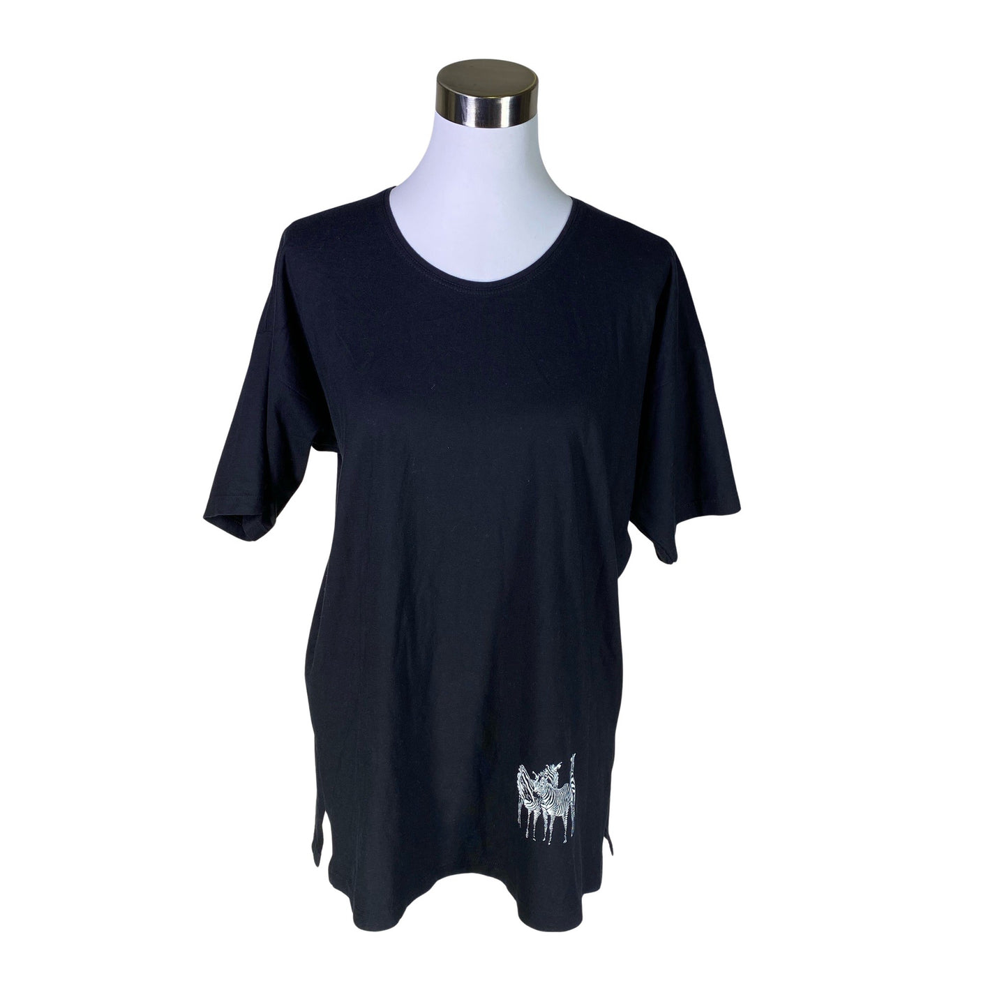 Unisex Nanso - Trikotaažist tuunika, suurus 40 - Must (1)