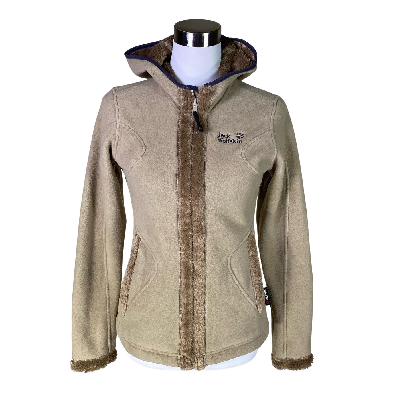 Unisex Jack Wolfskin - Fliisjakk, suurus 34 - Beige (1)