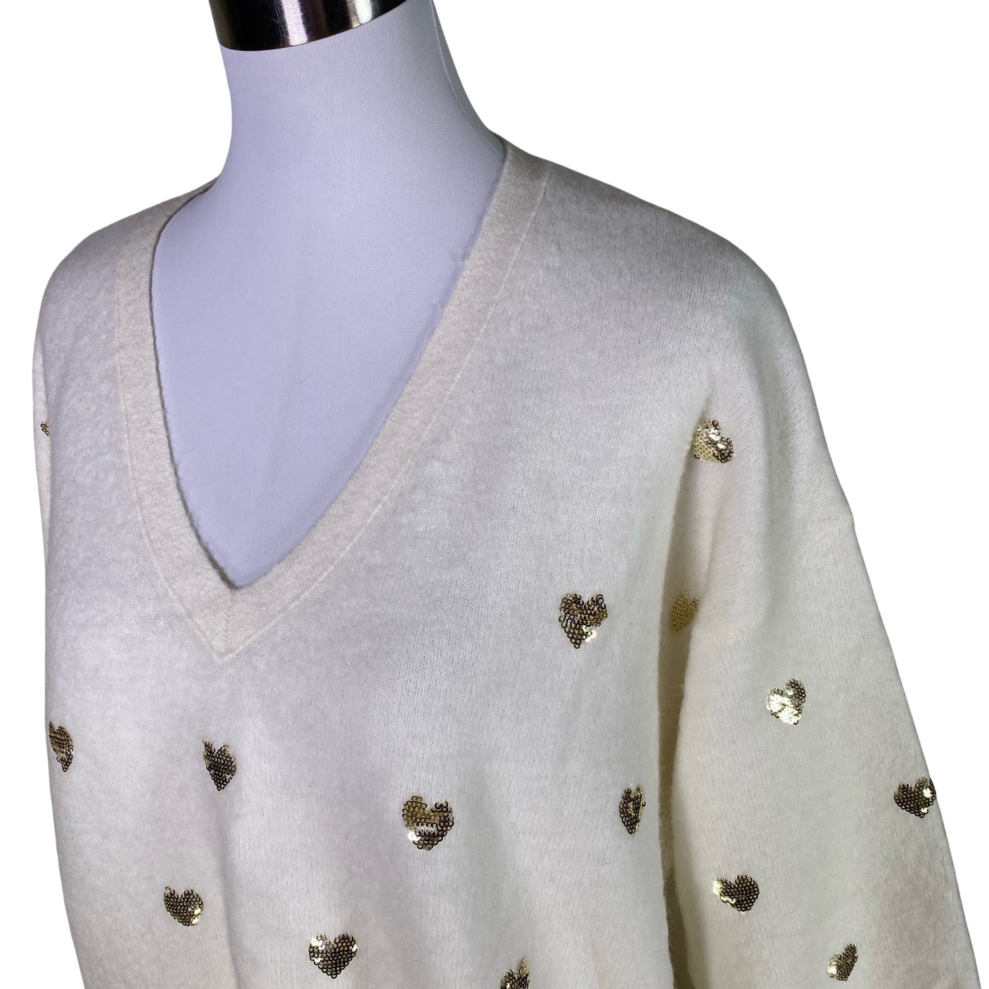 Unisex Andiata - Kampsun, suurus 40 - Looduslik valge (3)