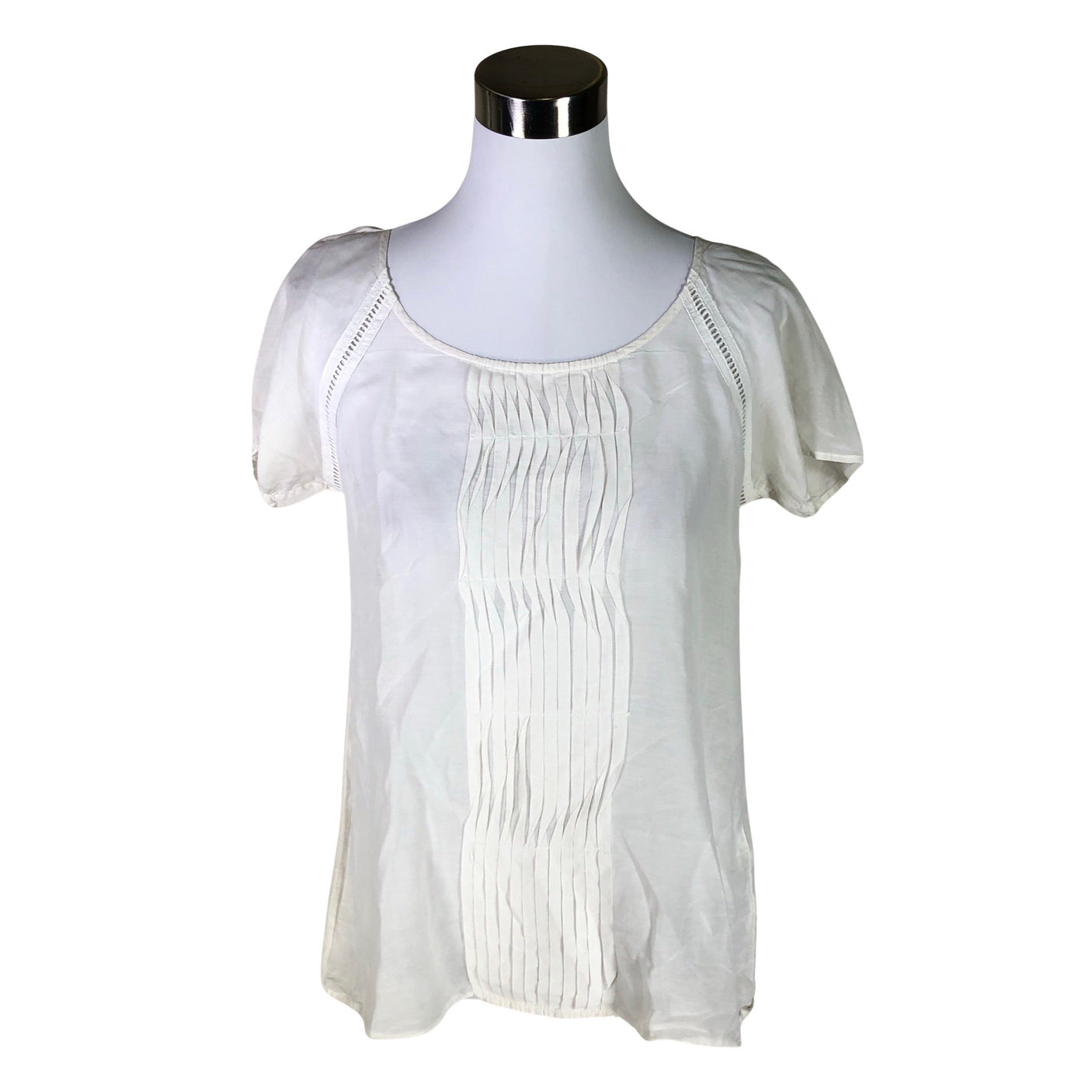 Unisex Philosophy Blues Original - Lühikeste käistega pluus, suurus 38 - Valge (1)