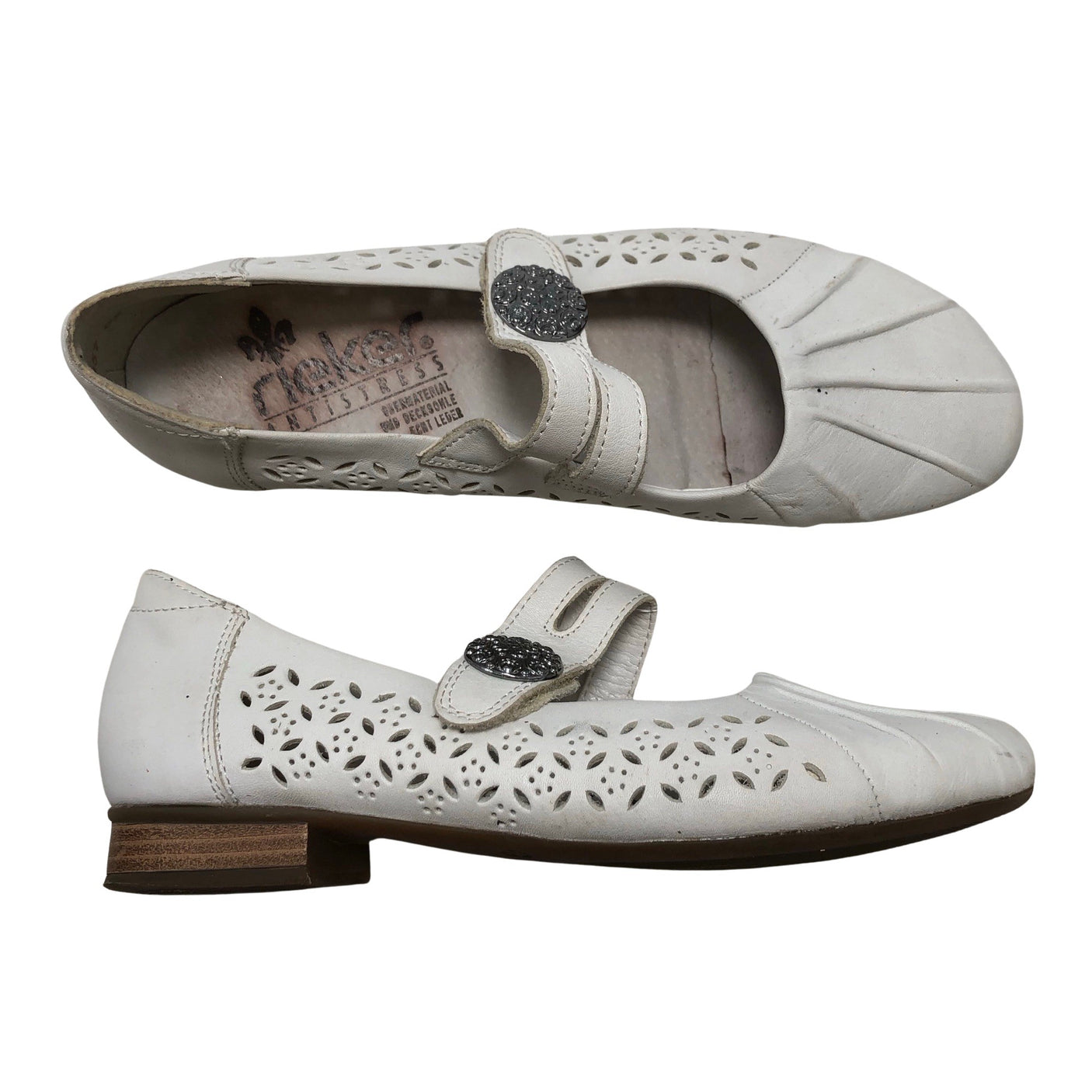 Unisex Rieker - Baleriinad, suurus 37 - Valge (1)