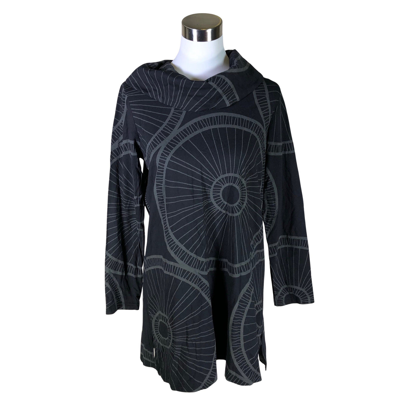 Unisex Nanso - Trikotaažist tuunika, suurus 38 - Must (1)