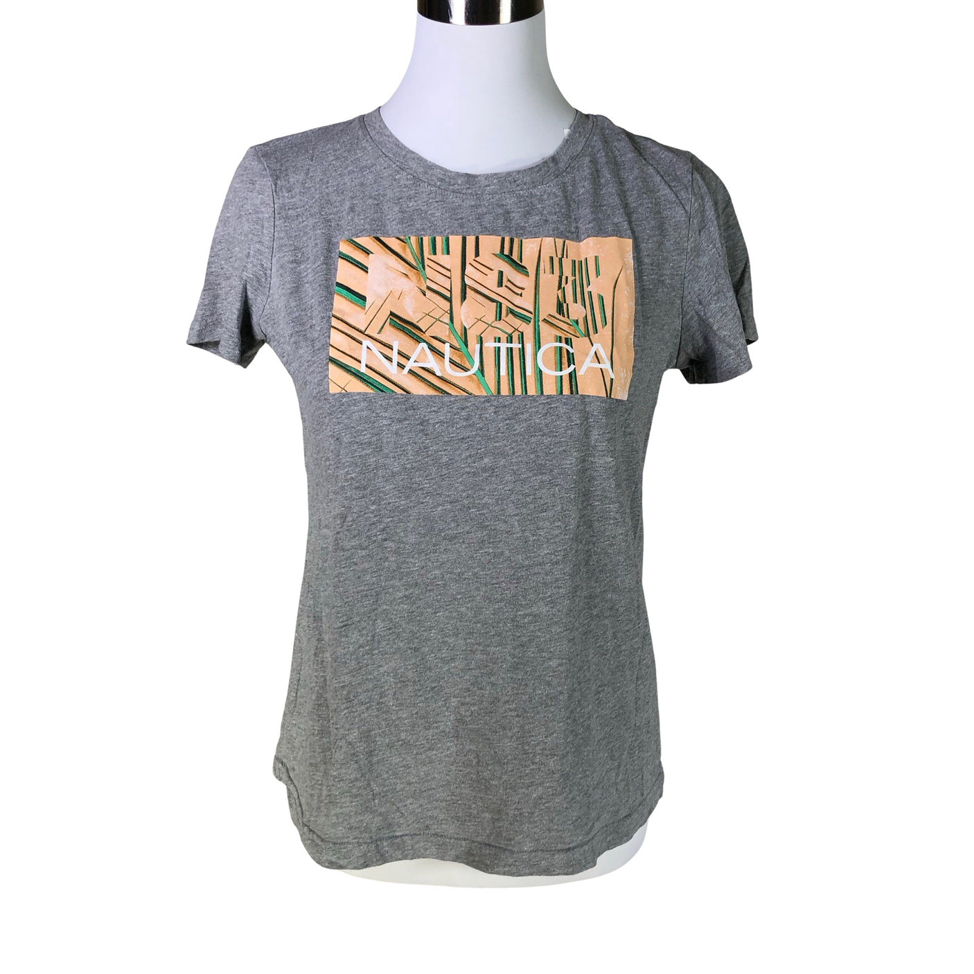Unisex Nautica - T-särk, suurus 38 - Hall (1)
