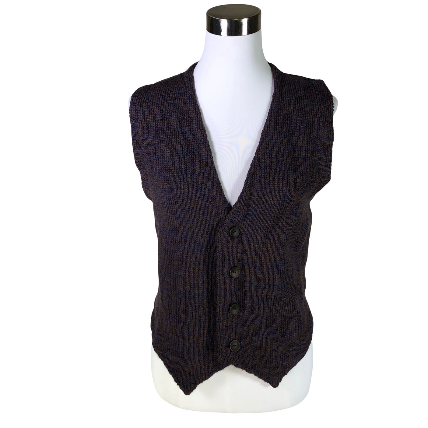 Unisex Handmade - Kootud vest, suurus 38 - Pruun (1)
