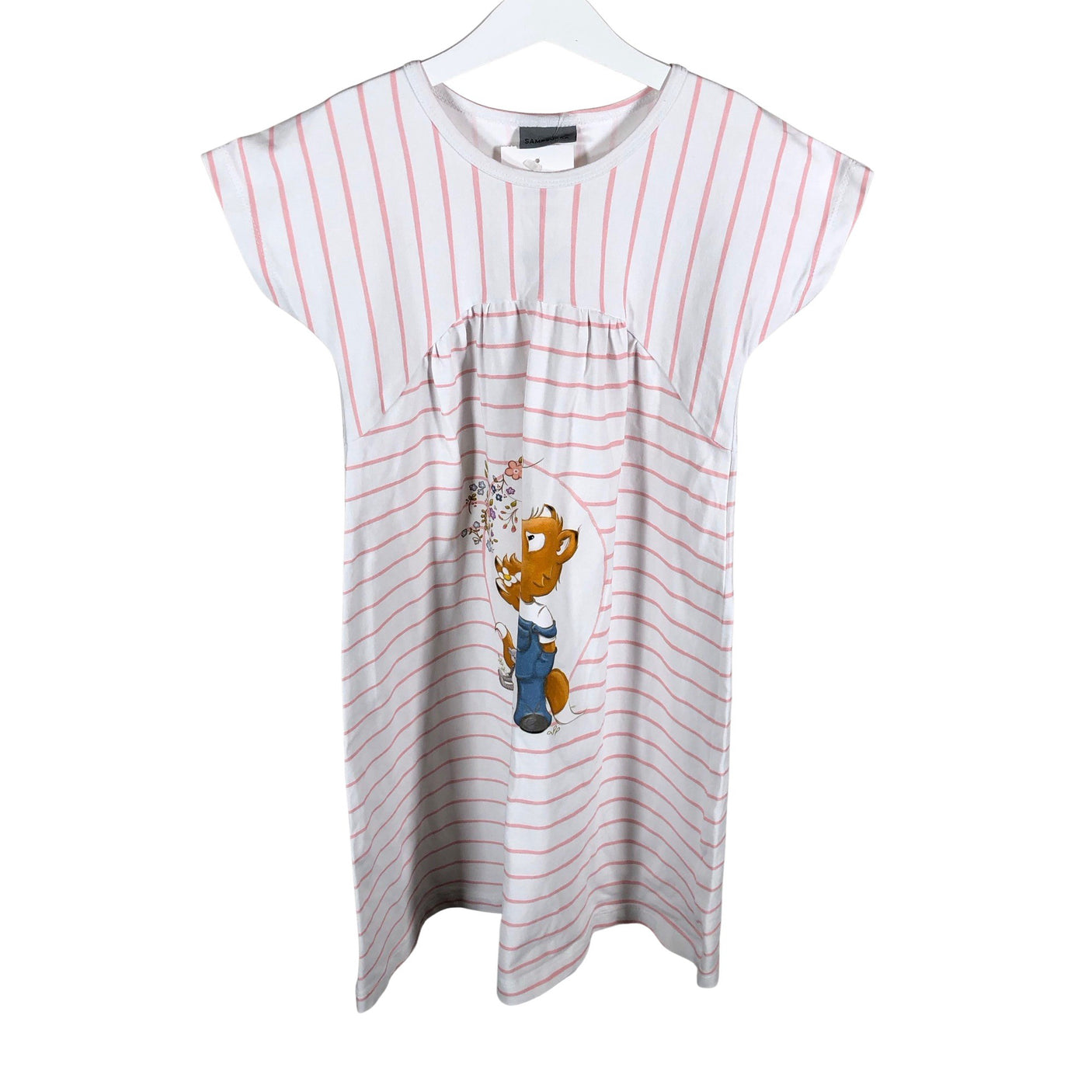 Unisex Sampsukka - Trikotaažist kleit, suurus 128 - 134 - Valge (1)