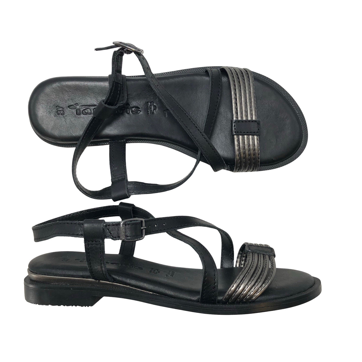 Unisex Tamaris - Rihmikud, suurus 37 - Must (1)
