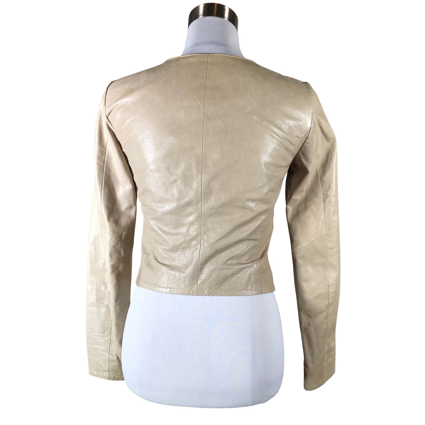 Unisex Selected - Nahktagi, suurus 34 - Beige (2)