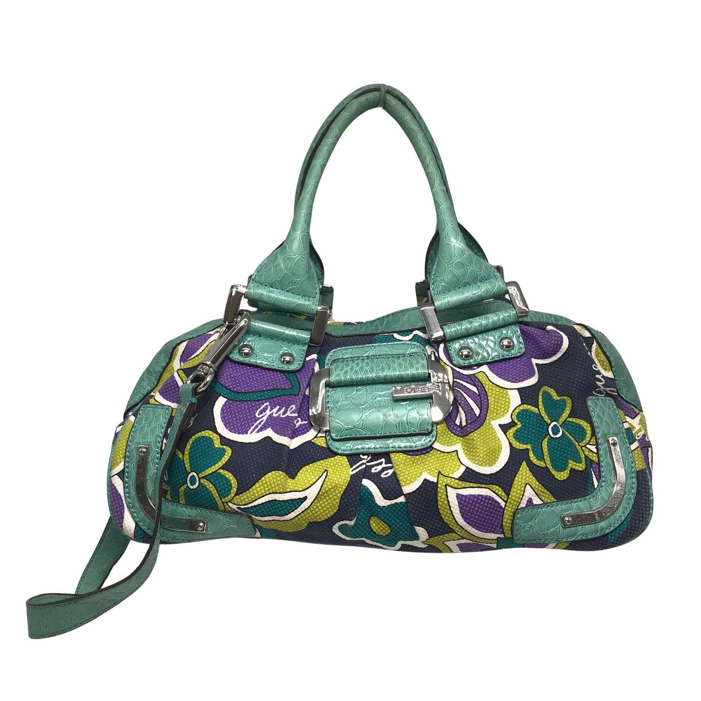 Unisex Guess - Käekott, suurus Midi - Roheline (1)