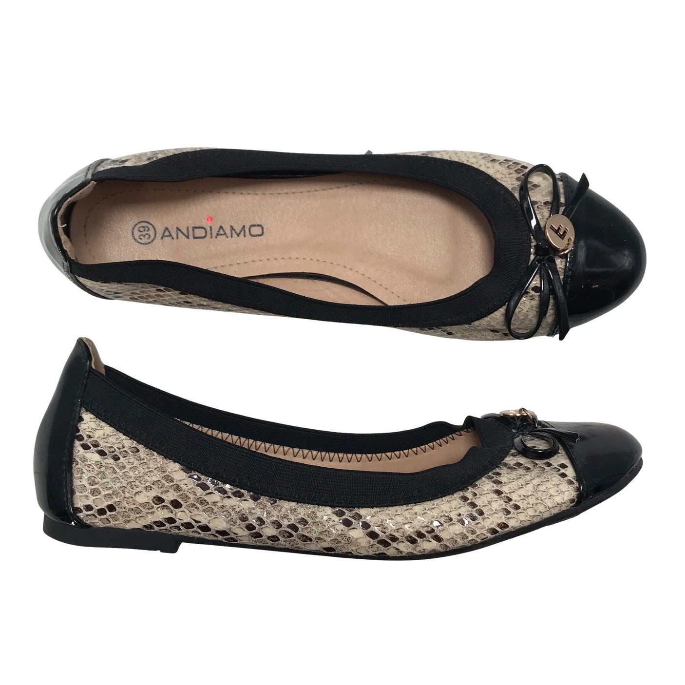 Unisex Andiamo - Baleriinad, suurus 39 - Beige (1)