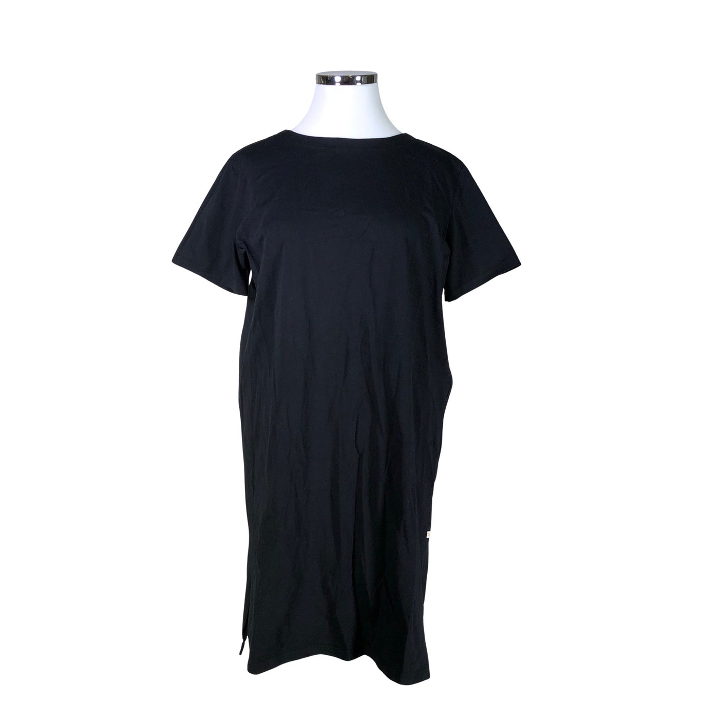 Unisex Puuvillatehdas - Trikotaažist kleit, suurus 42 - Must (1)