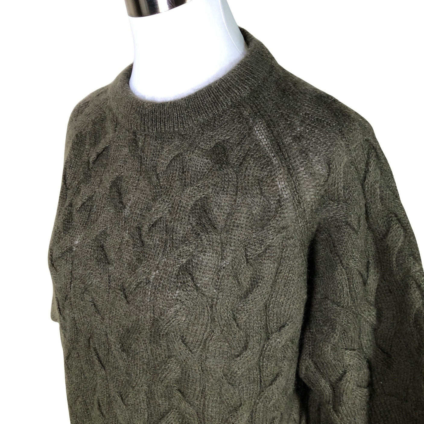 Unisex COS - Kootud tuunika, suurus 38 - Roheline (3)