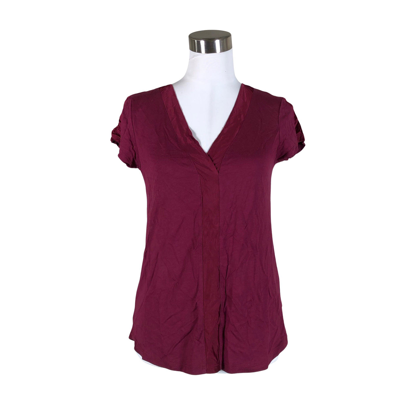 Unisex Esprit - T-särk, suurus 34 - Veinipunane (1)