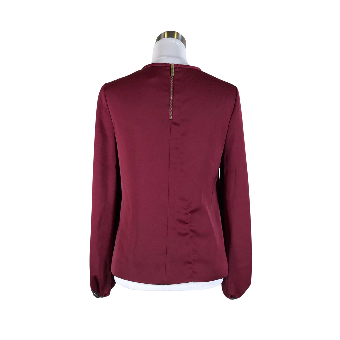 Unisex Ted Baker - Pidulik pluus, suurus 38 - Veinipunane (2)