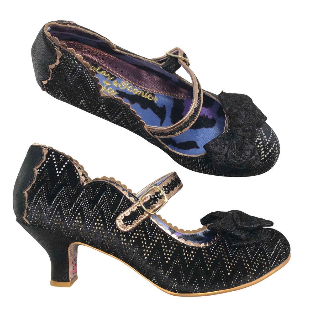Unisex Irregular Choice - Kontsakingad, suurus 43 - Must (1)