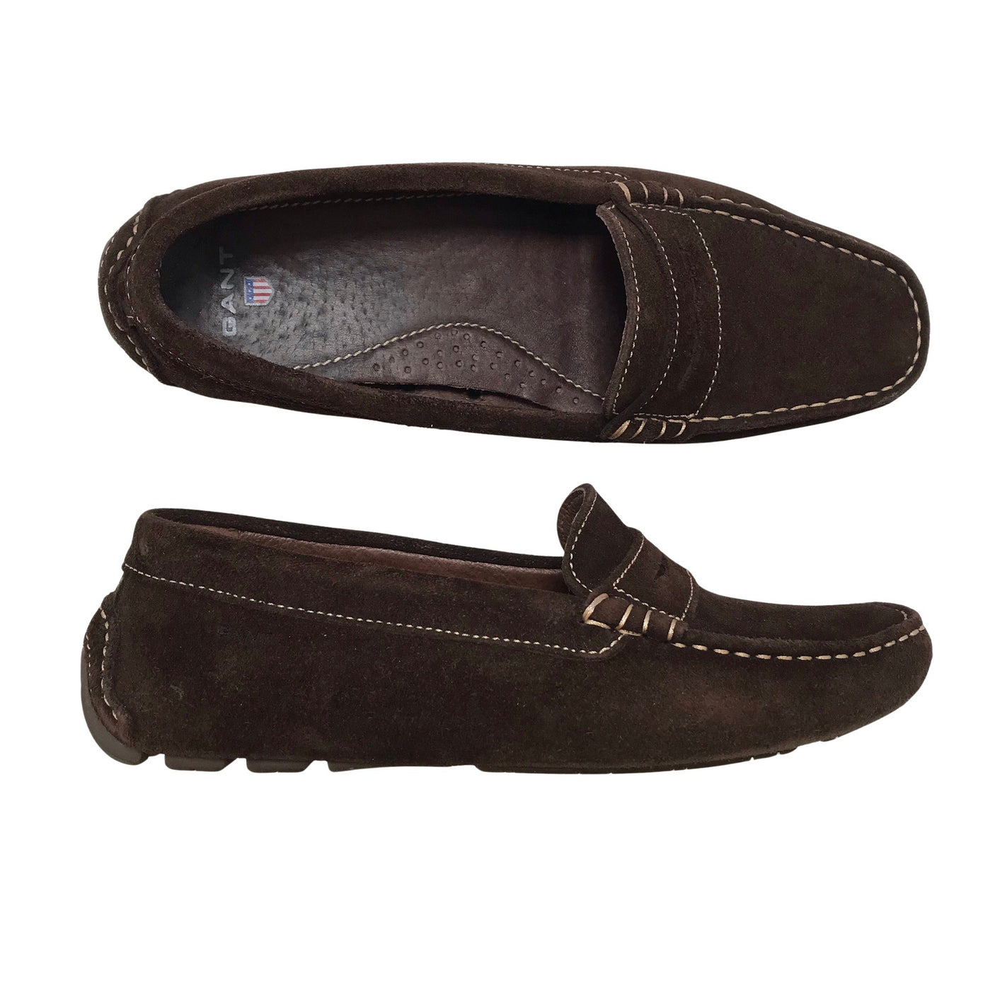 Unisex Gant - Mokassiinid, suurus 37 - Pruun (1)