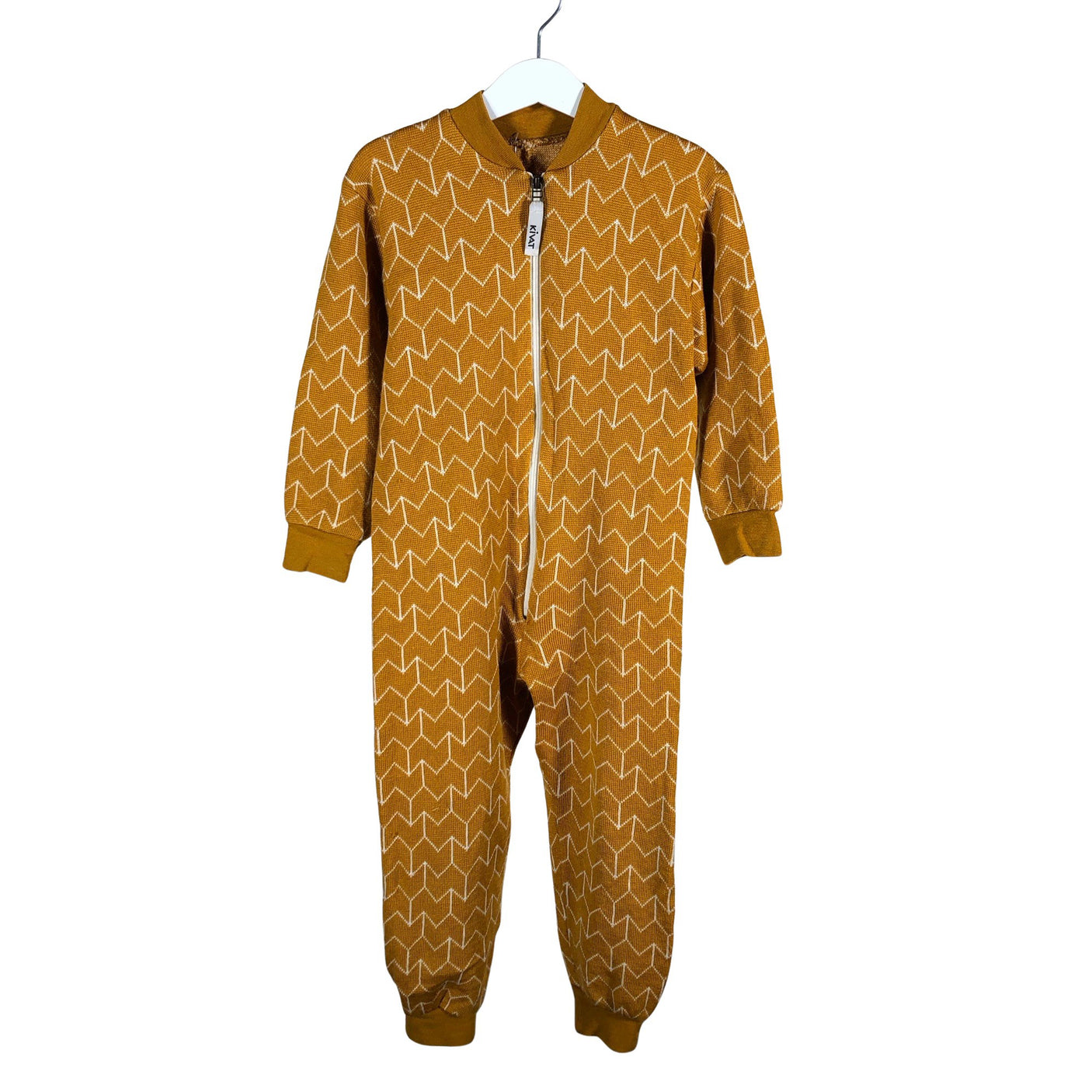 Unisex Kivat - Villane kombinesoon, suurus 104 - 110 - Kollane (1)