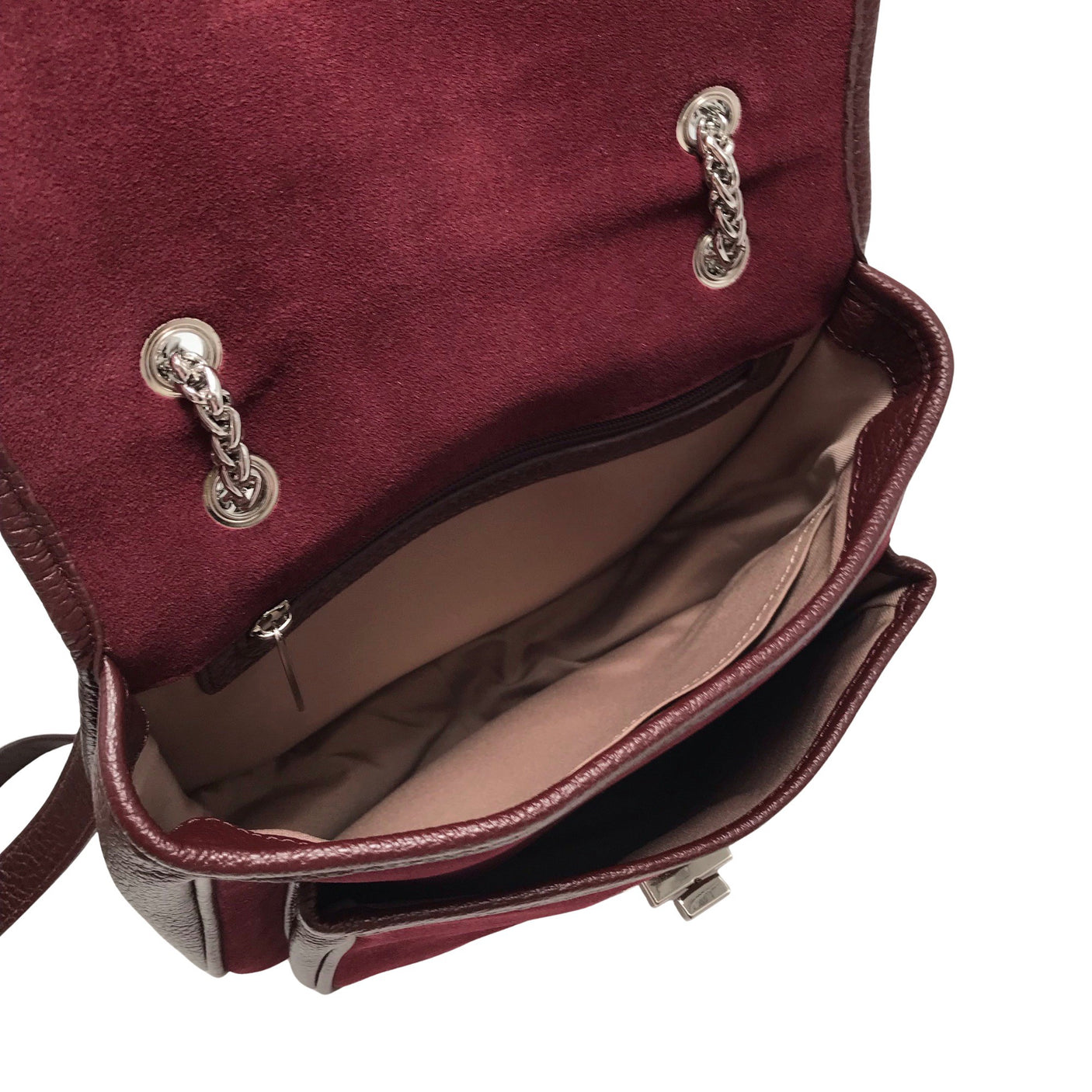 Unisex Lancaster - Seljakott, suurus Midi - Veinipunane (3)