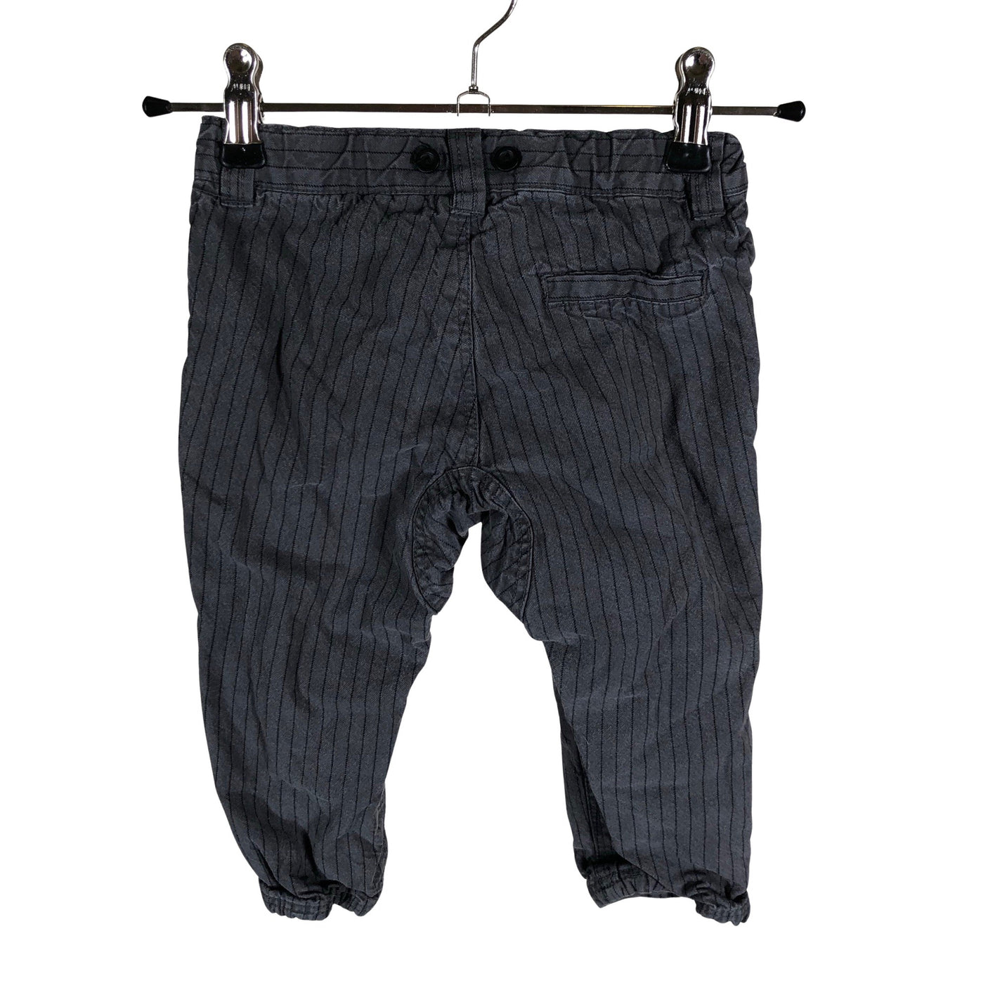 Unisex Lindex - Mittevenivad püksid, suurus 80 - 86 - Hall (2)