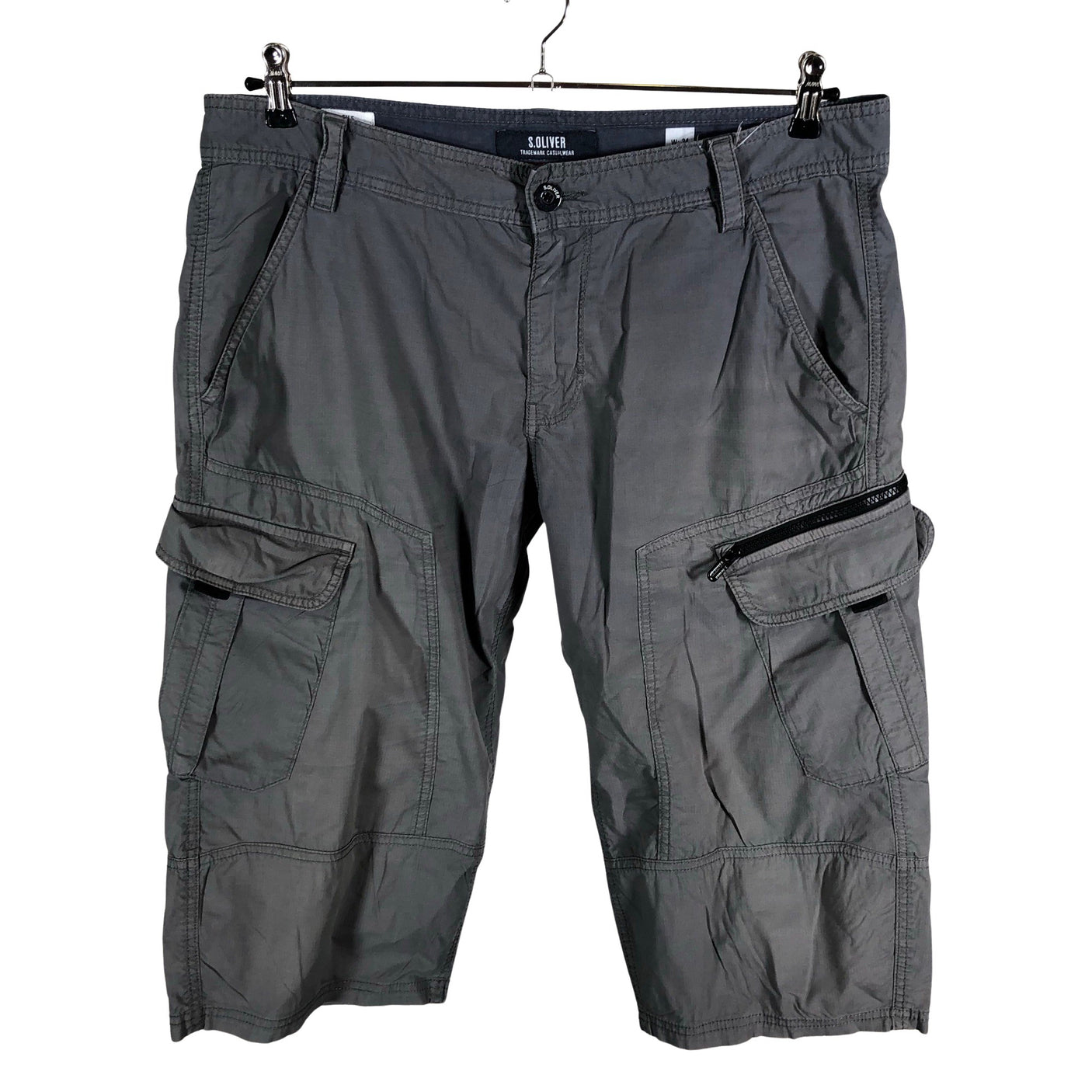 Unisex s.Oliver - Lühikesed püksid, suurus W34 - Hall (1)