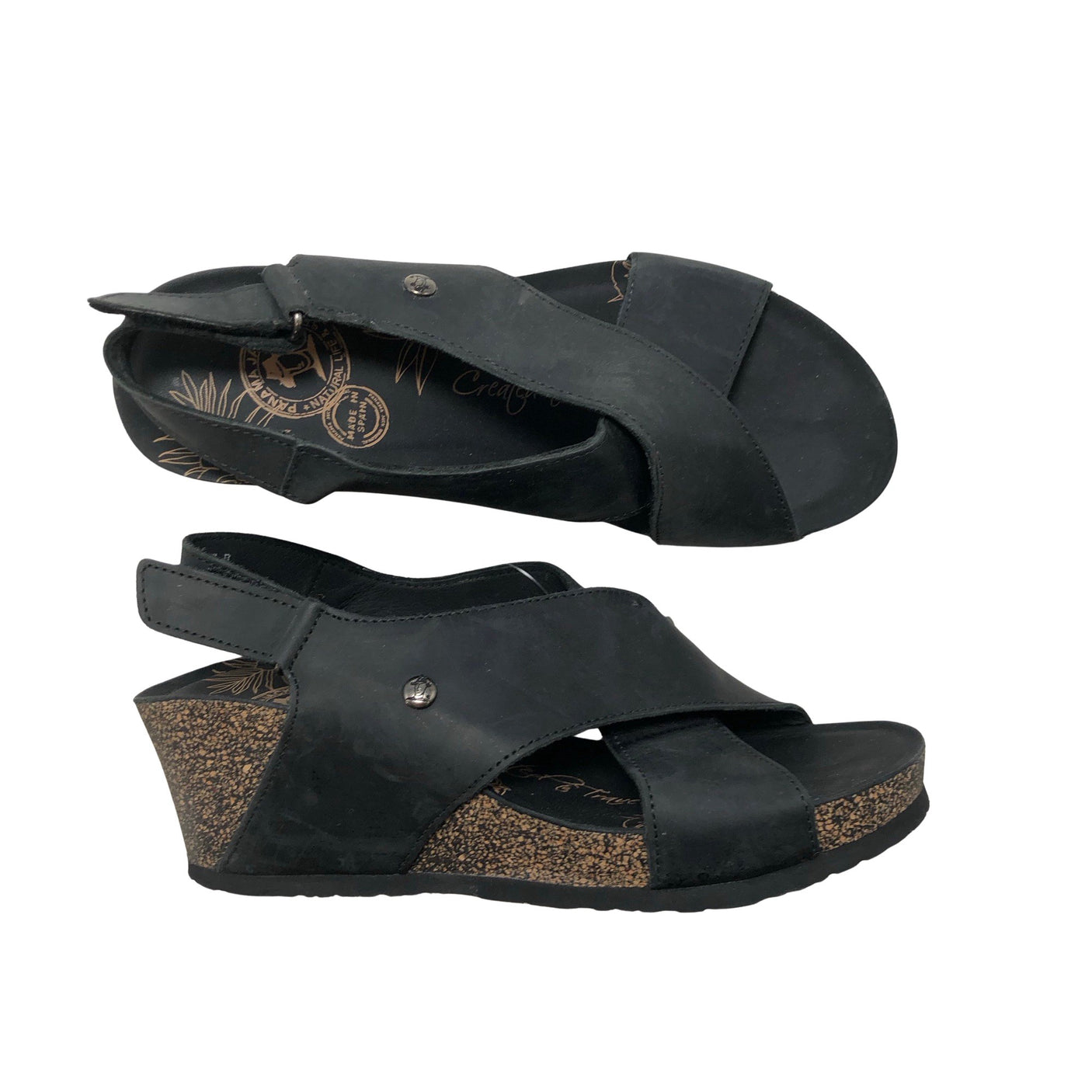 Unisex Panama Jack - Kiilkontsaga rihmikud, suurus 38 - Must (1)