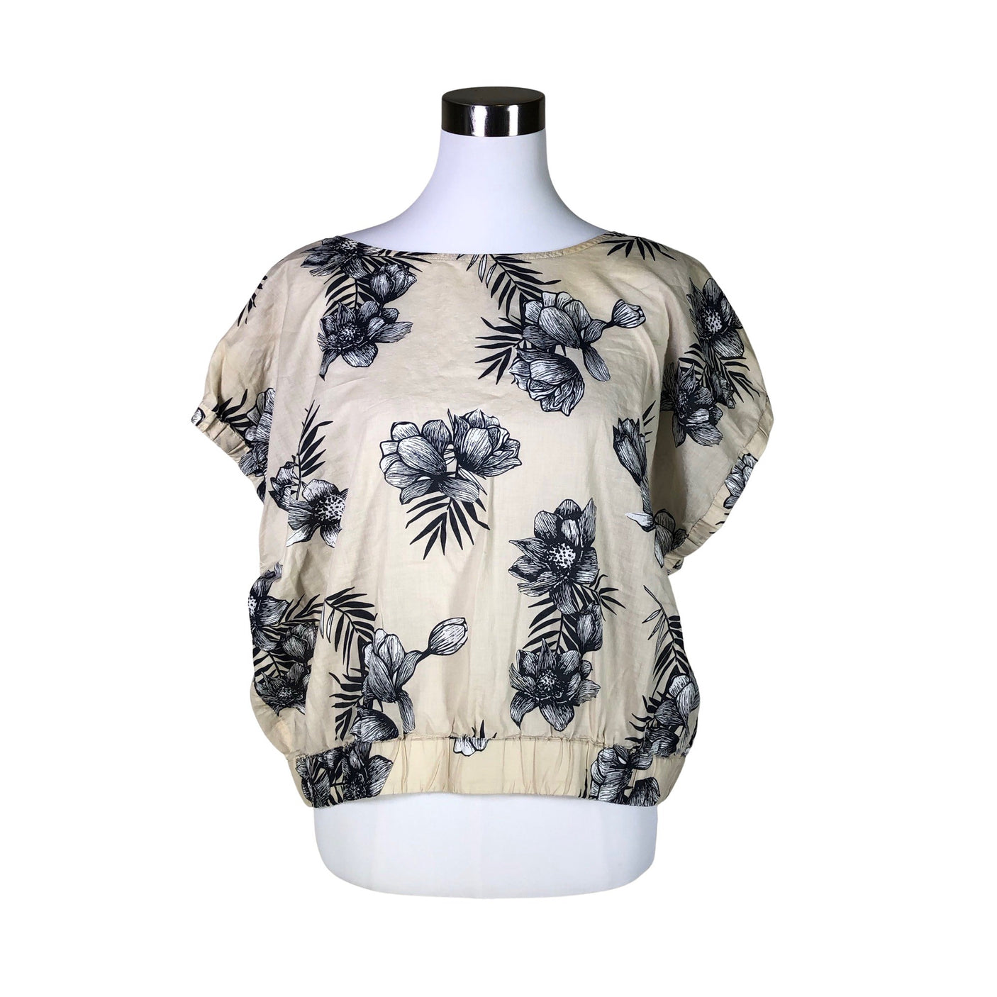 Unisex Marc O'Polo - Lühikeste käistega pluus, suurus 40 - Beige (1)