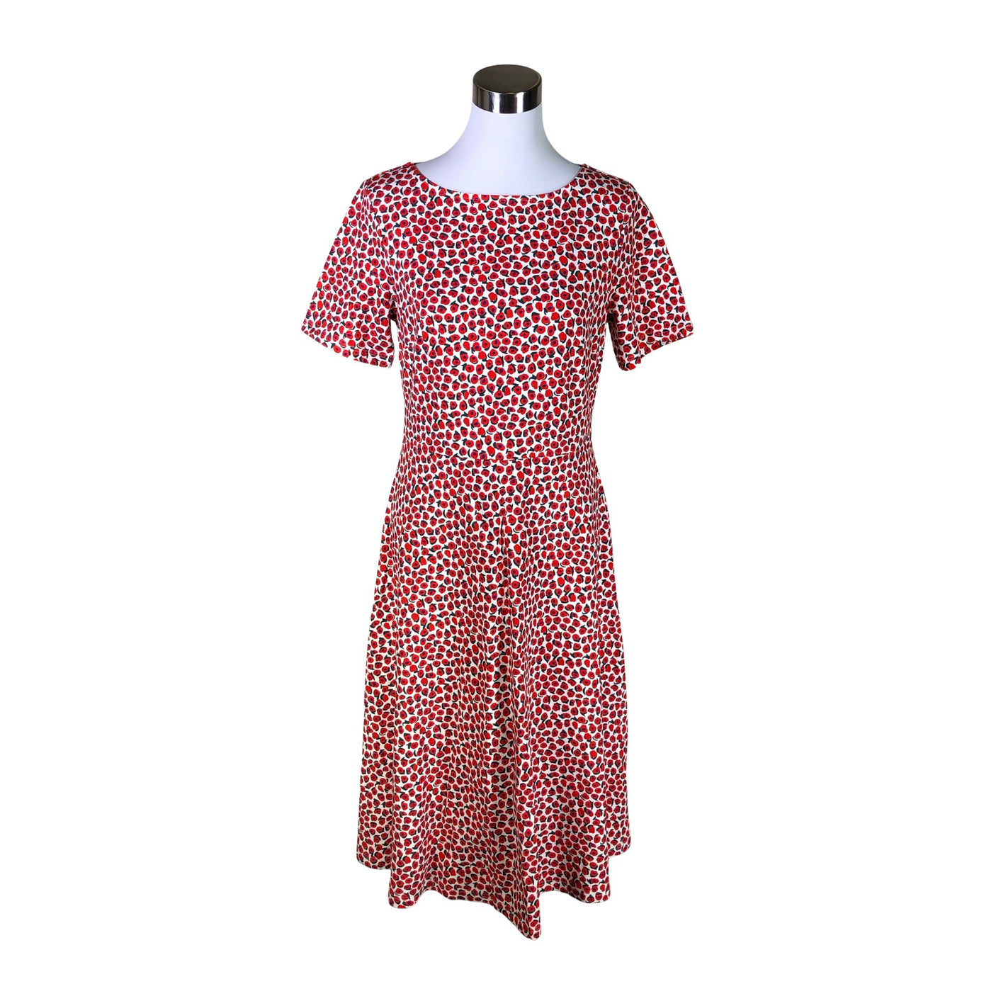 Unisex Marimekko - Trikotaažist kleit, suurus 38 - Punane (1)