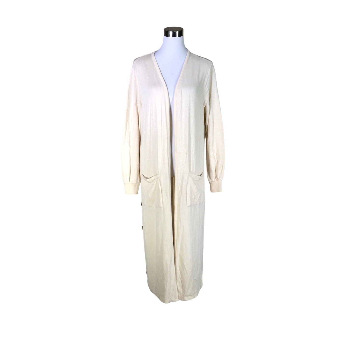 Unisex Cream - Kardigan, suurus 40 - Beige (1)