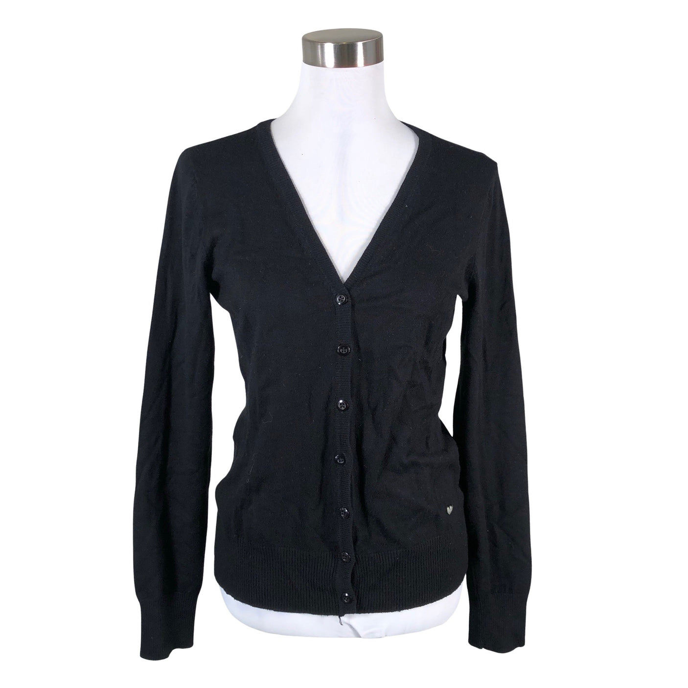 Unisex Fransa - Kardigan, suurus 38 - Must (1)