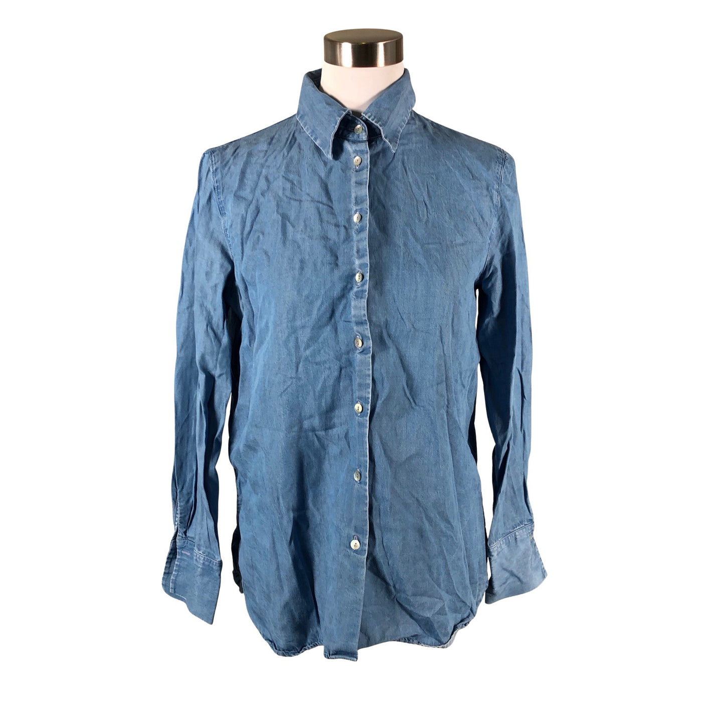 Unisex Massimo Dutti - Teksasärk, suurus 38 - Helesinine (1)