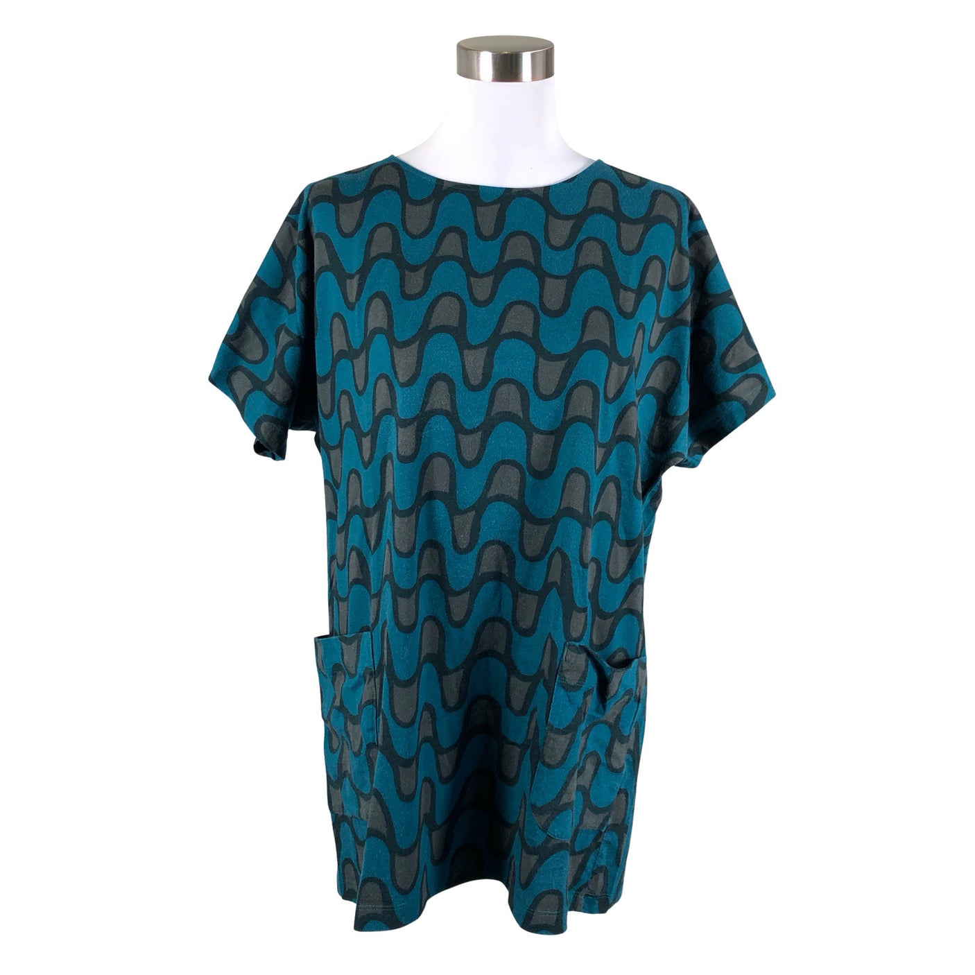 Unisex Marimekko - Trikotaažist tuunika, suurus 34 - Roheline (1)