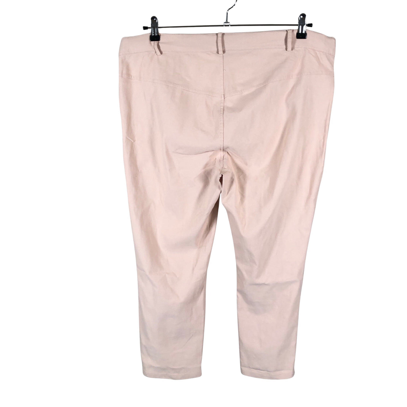 Unisex Zizzi - Mittevenivad poolpikad püksid, suurus 52 - Heleroosa (2)