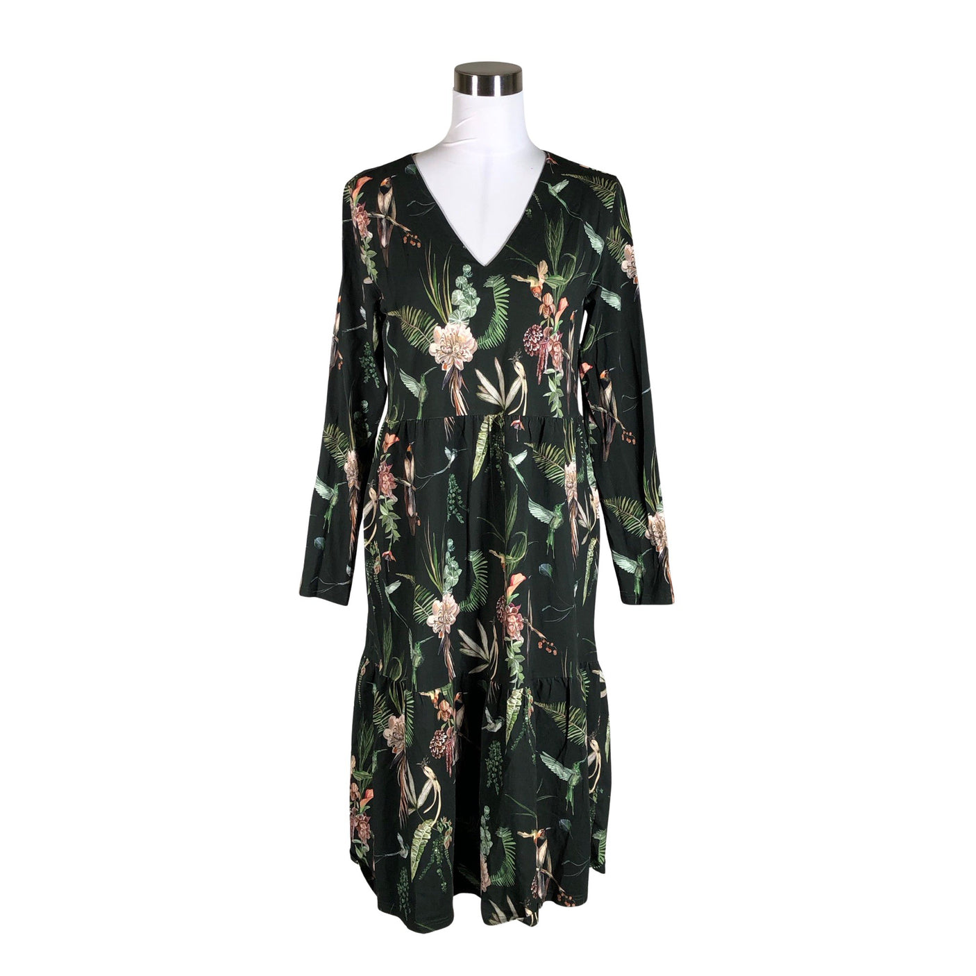 Unisex Nakoa - Trikotaažist kleit, suurus 38 - Roheline (1)