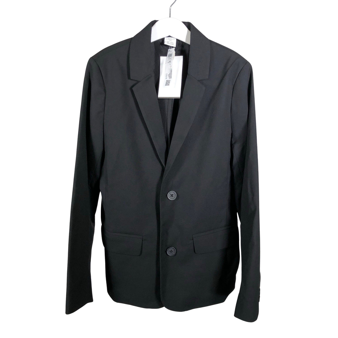 Unisex Lindex - Ülikonna pintsak, suurus 146 - 152 - Must (1)