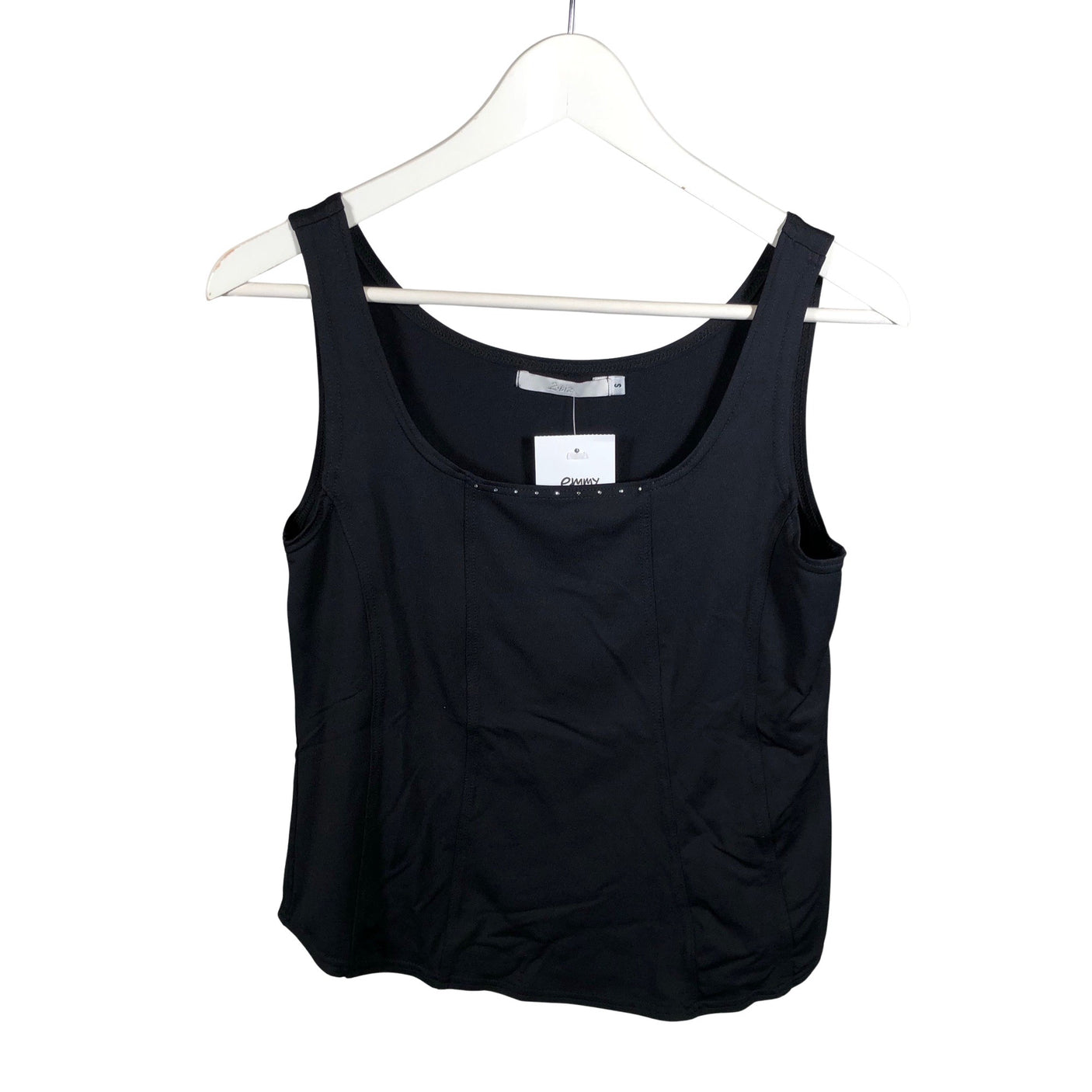 Unisex 2-Biz - Trikotaažist topp, suurus 36 - Must (1)