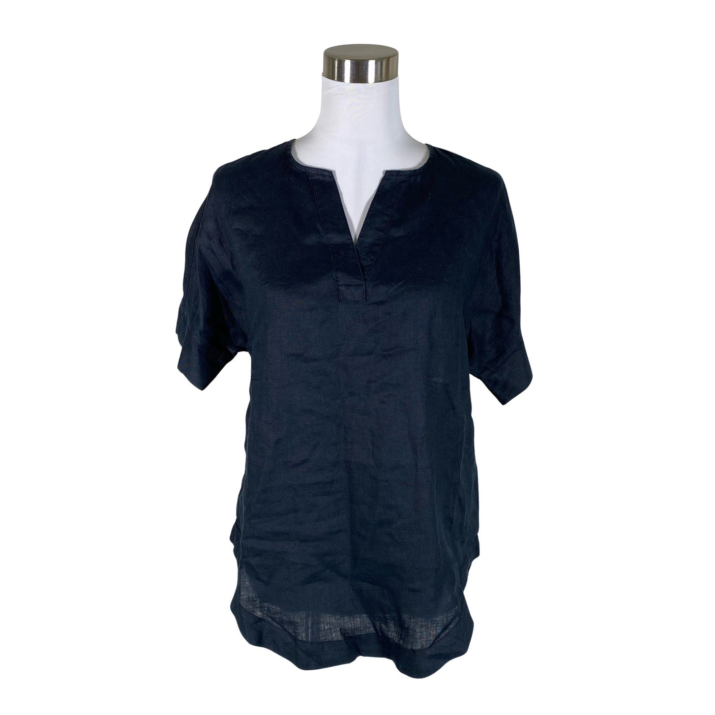Unisex Marks&Spencer - Lühikeste käistega pluus, suurus 38 - Must (1)