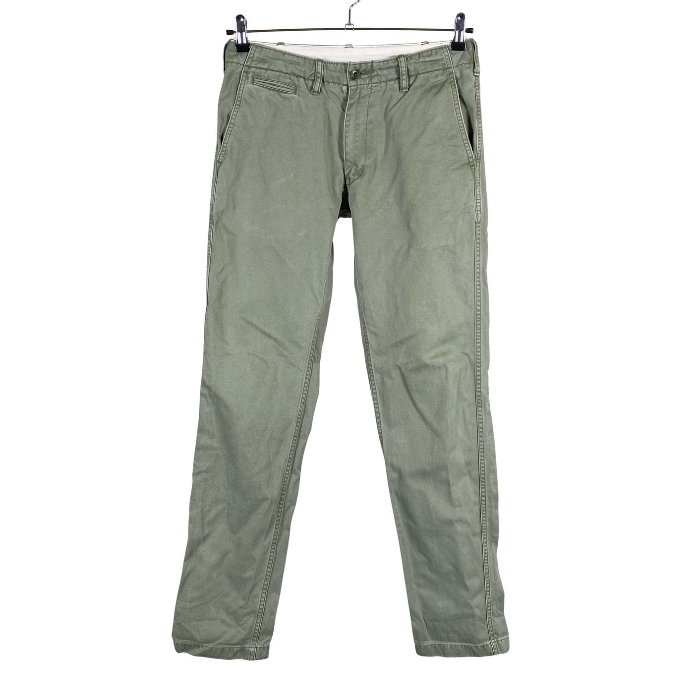 Unisex Uniqlo - Mittevenivad püksid, suurus W30 - Roheline (1)