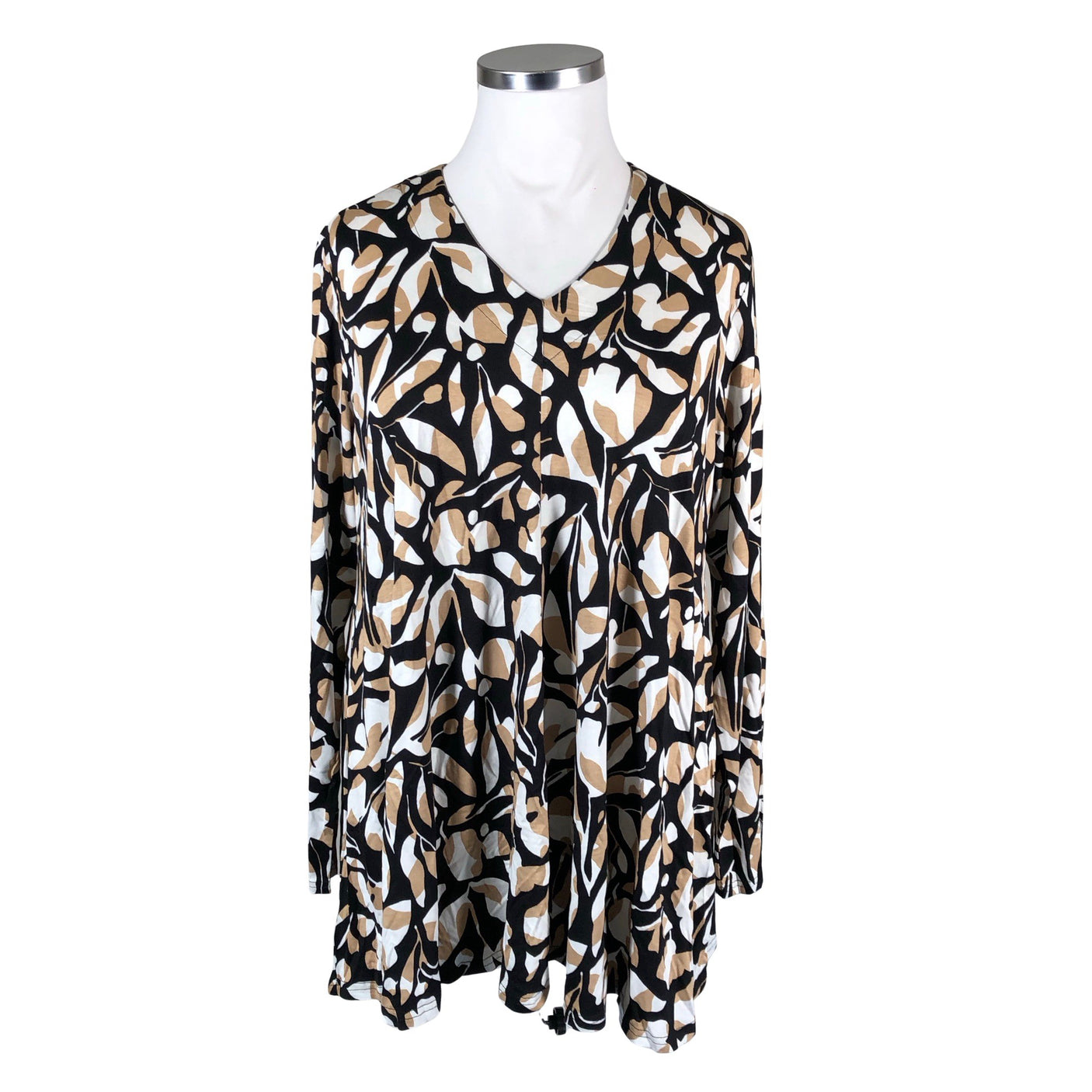Unisex Nanso - Trikotaažist tuunika, suurus 48 - Must (1)