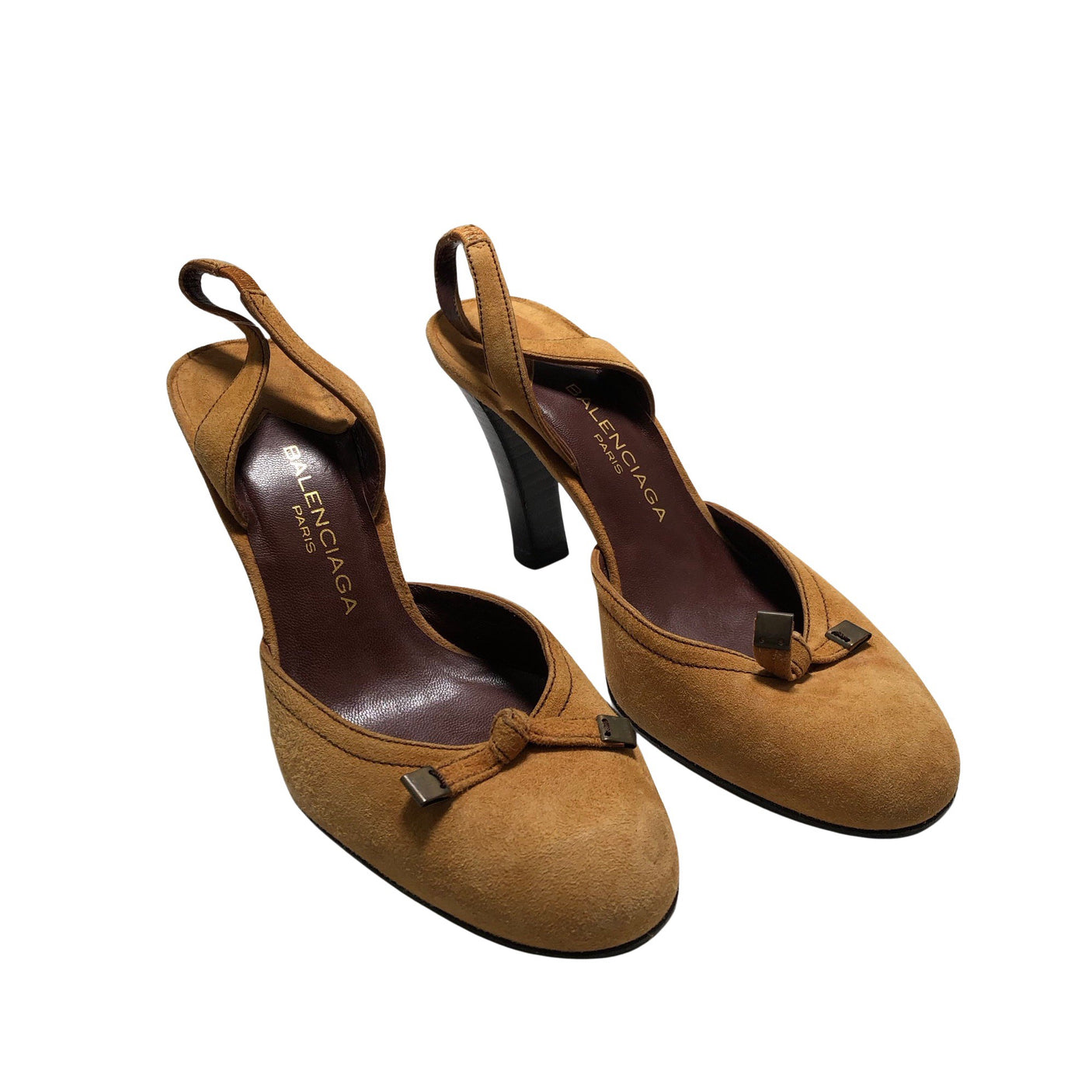 Unisex Balenciaga - Kontsaga rihmikud, suurus 37 - Pruun (3)