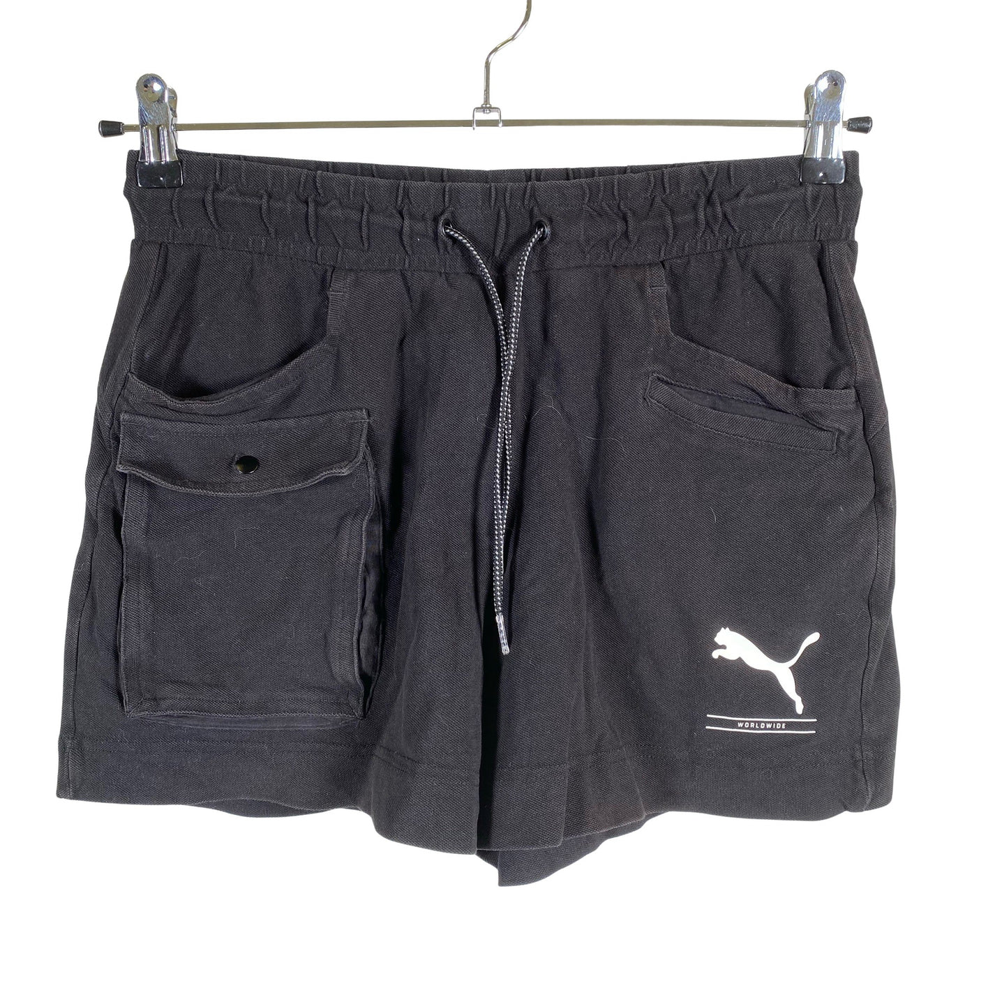 Unisex Puma - Trikotaažist lühikesed püksid, suurus XS - Must (1)