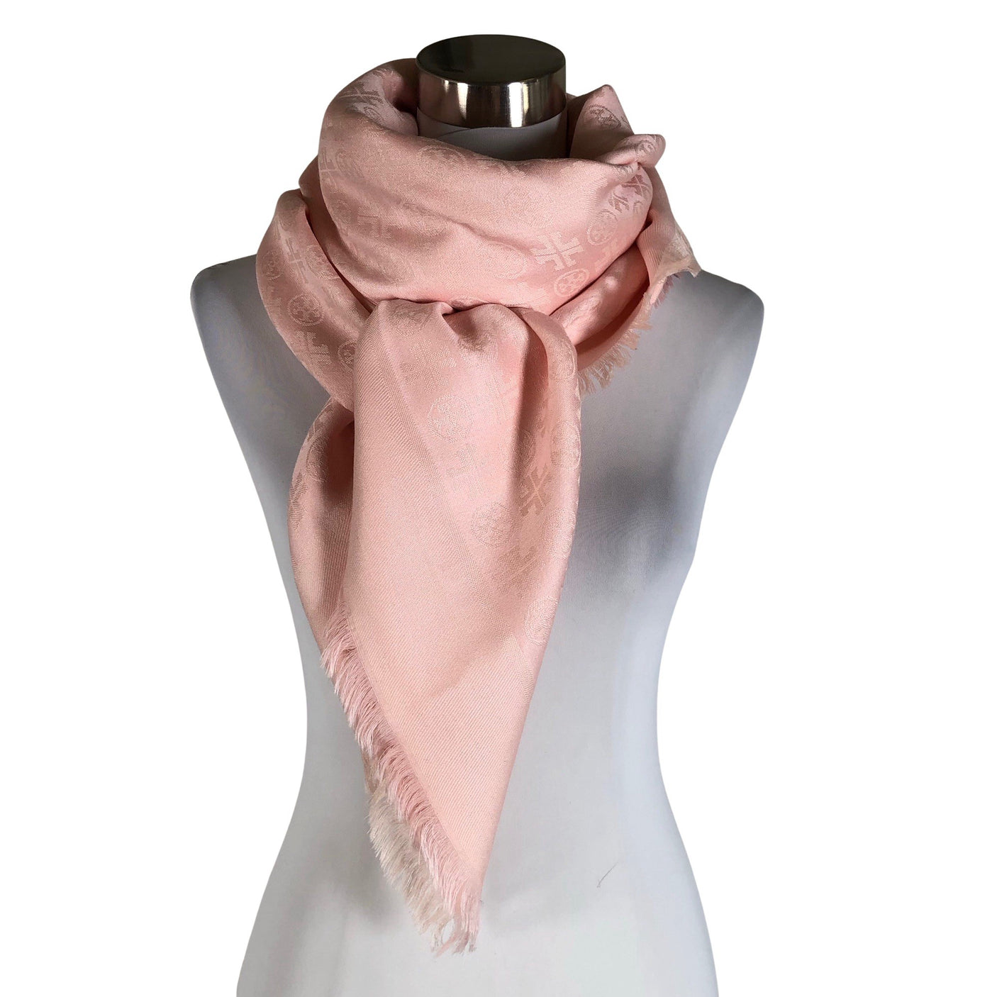 Unisex Tory Burch - Õhuke sall, suurus Maxi - Heleroosa (1)