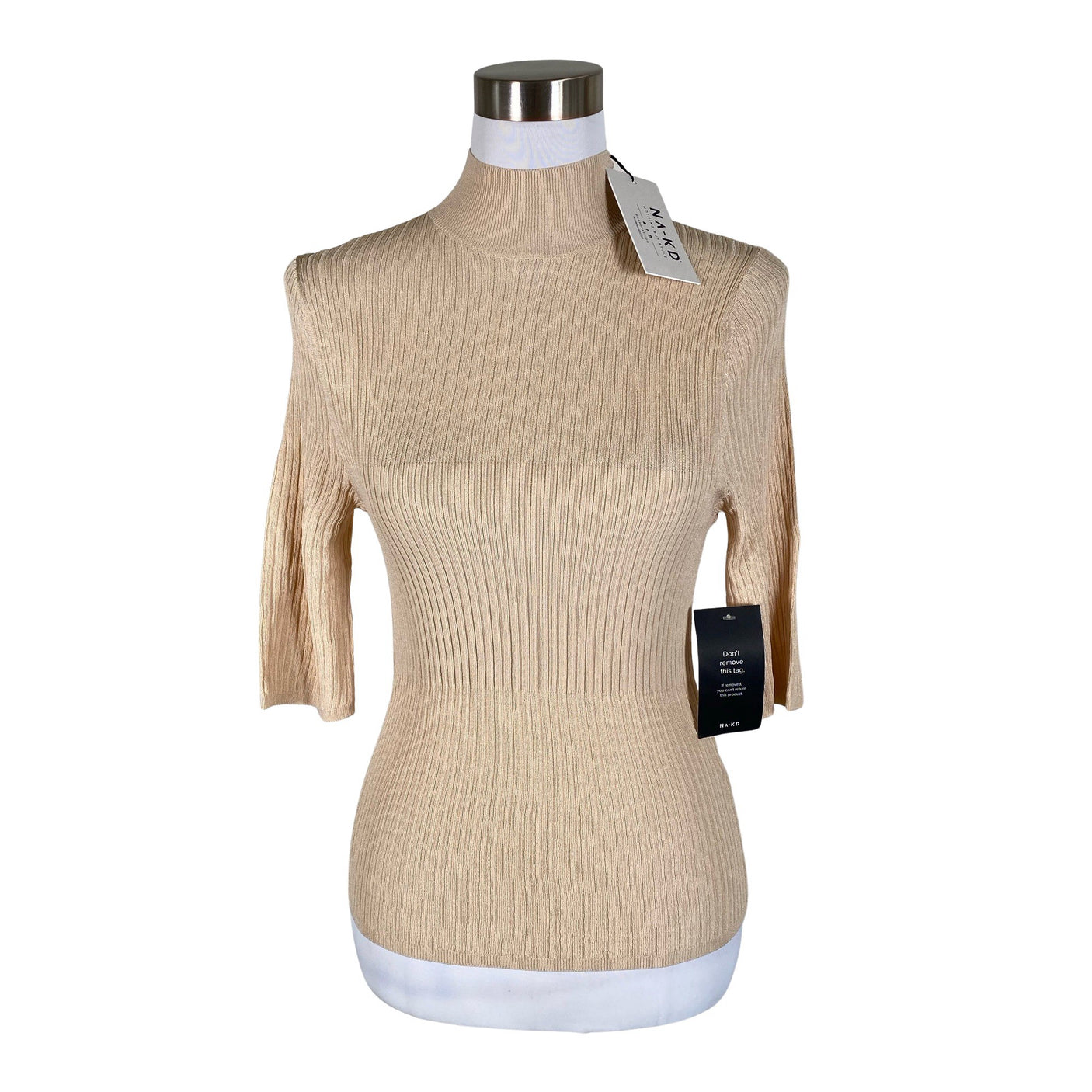 Unisex Na-KD - Kampsun, suurus 38 - Beige (1)