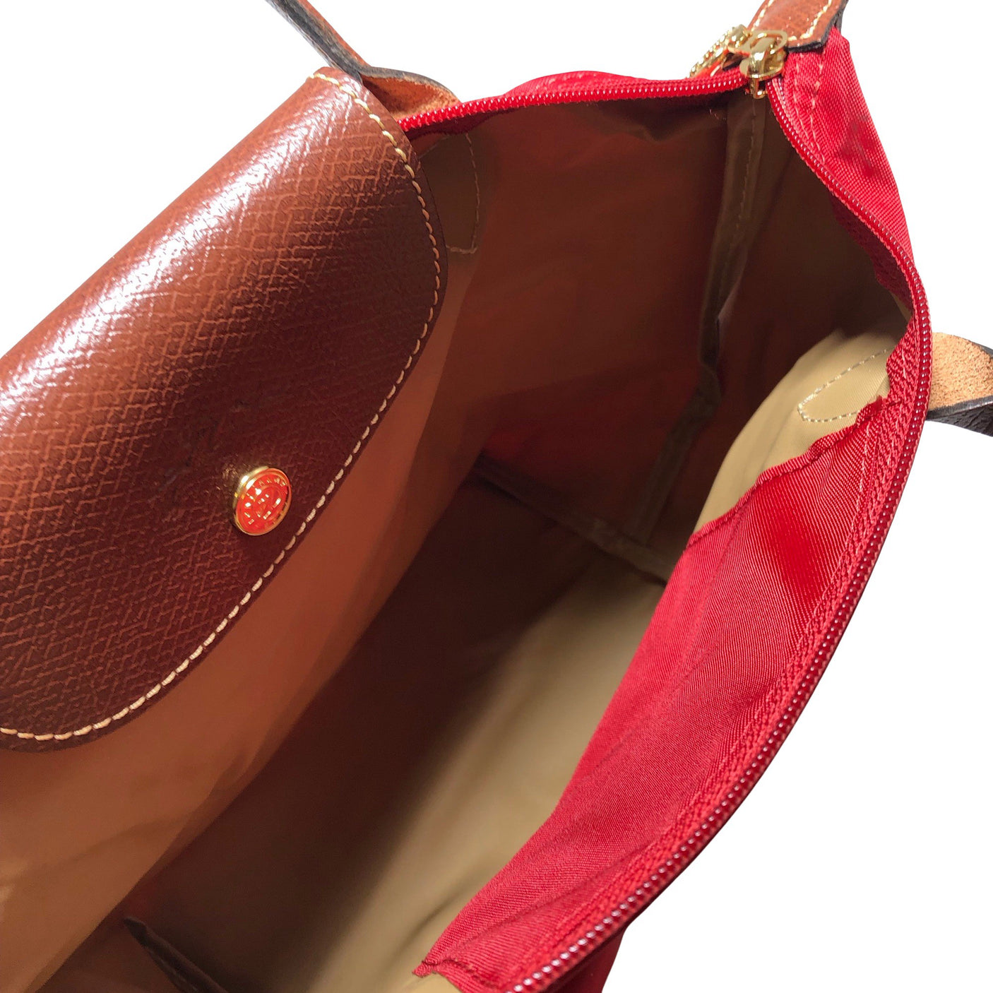 Unisex Longchamp - Käekott, suurus Mini - Punane (2)