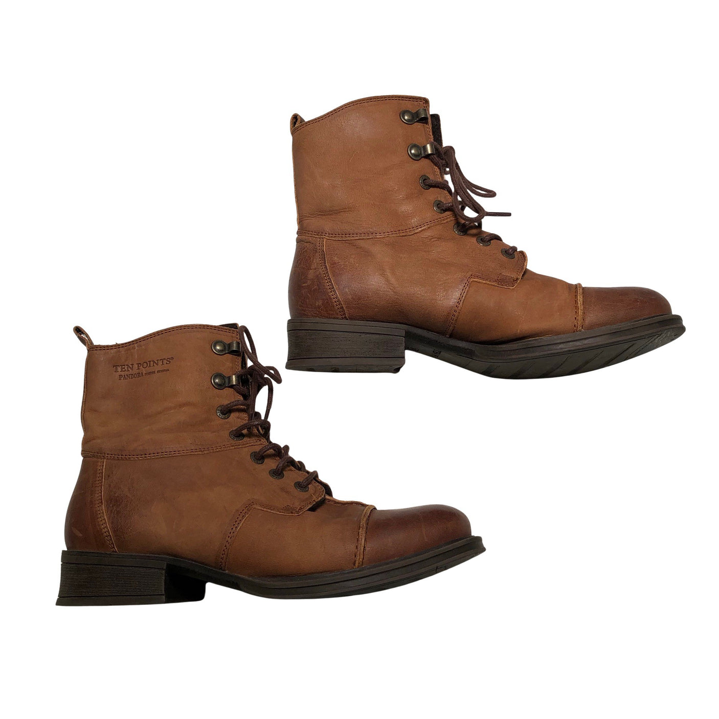 Unisex Ten Points - Poolsaapad, suurus 39 - Pruun (1)