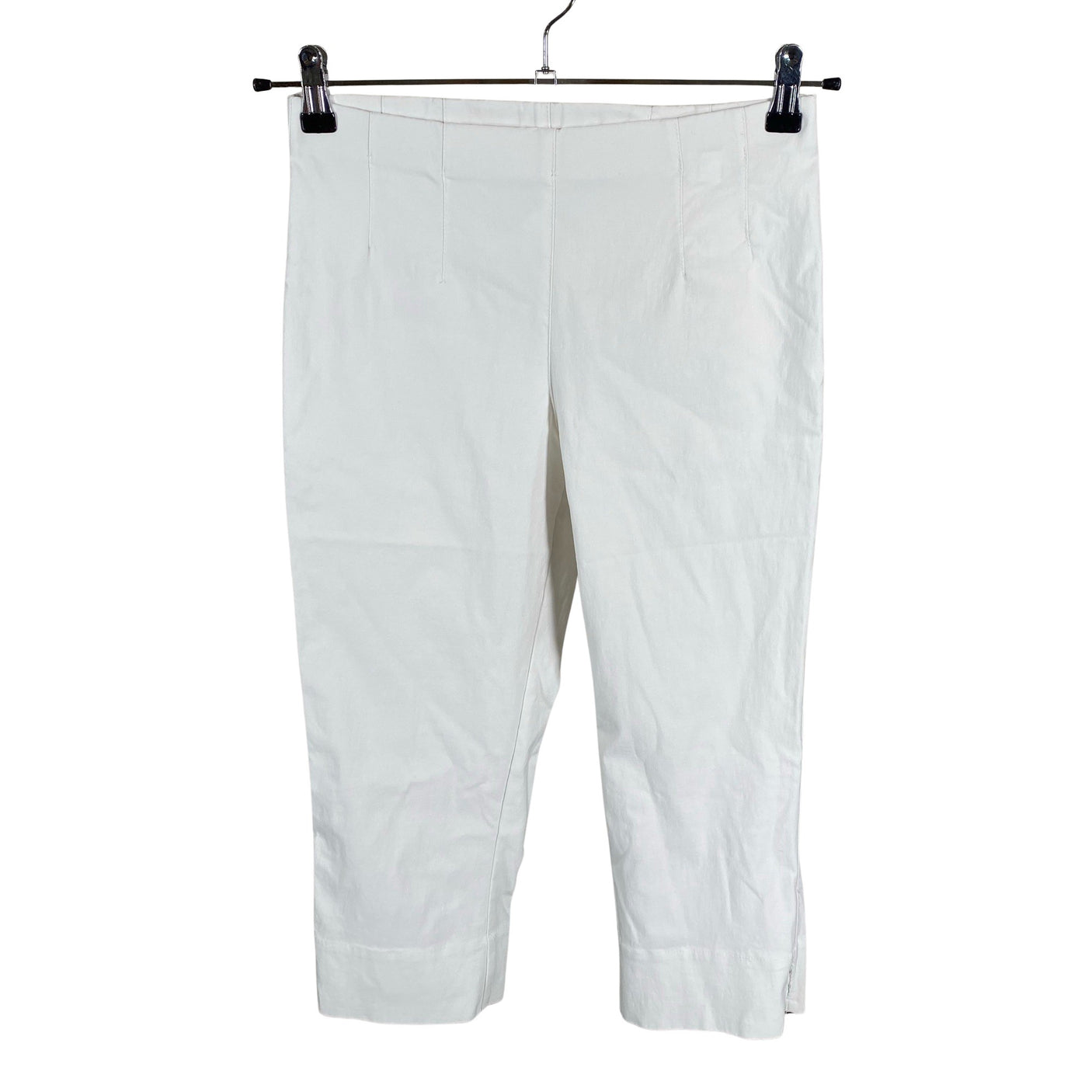 Unisex LauRie - Mittevenivad poolpikad püksid, suurus 38 - Valge (1)