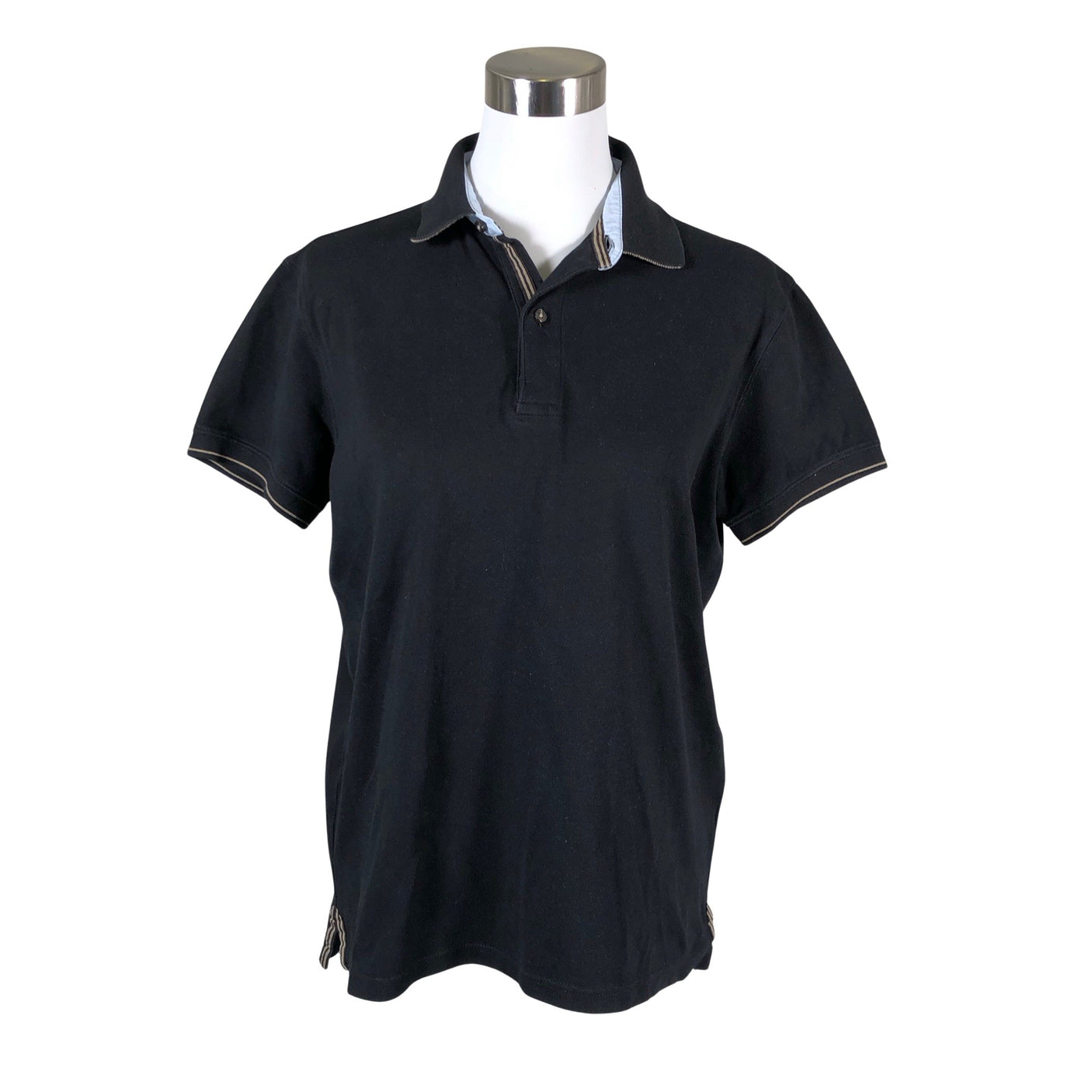 Unisex Massimo Dutti - Polosärk, suurus 40 - Must (1)