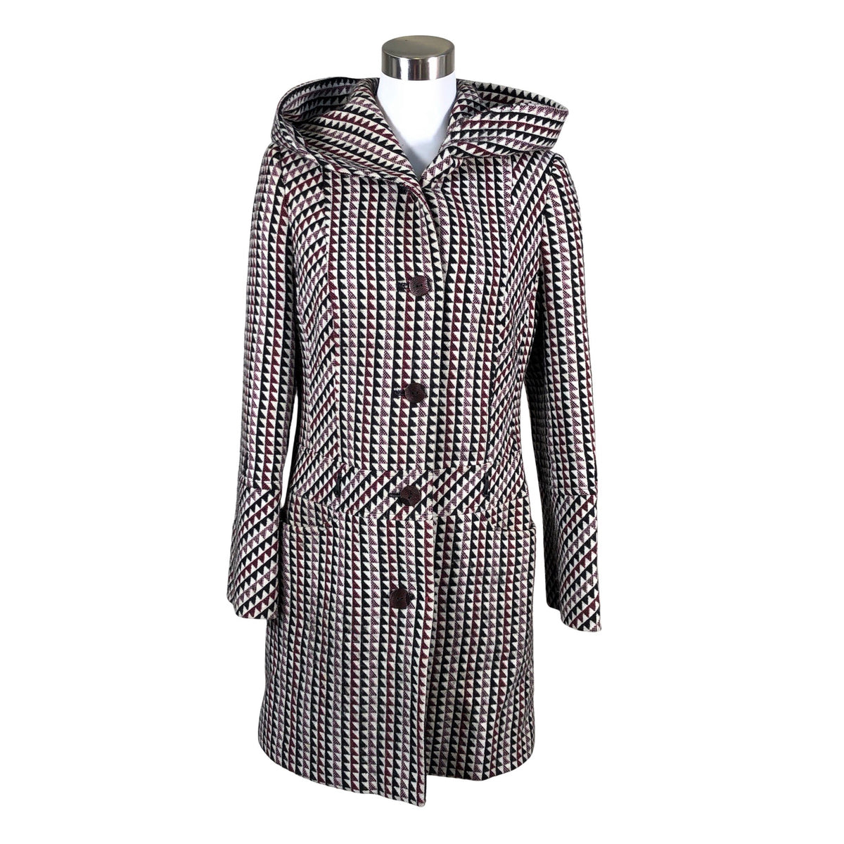 Unisex Style - Villane mantel, suurus 36 - Valge (1)