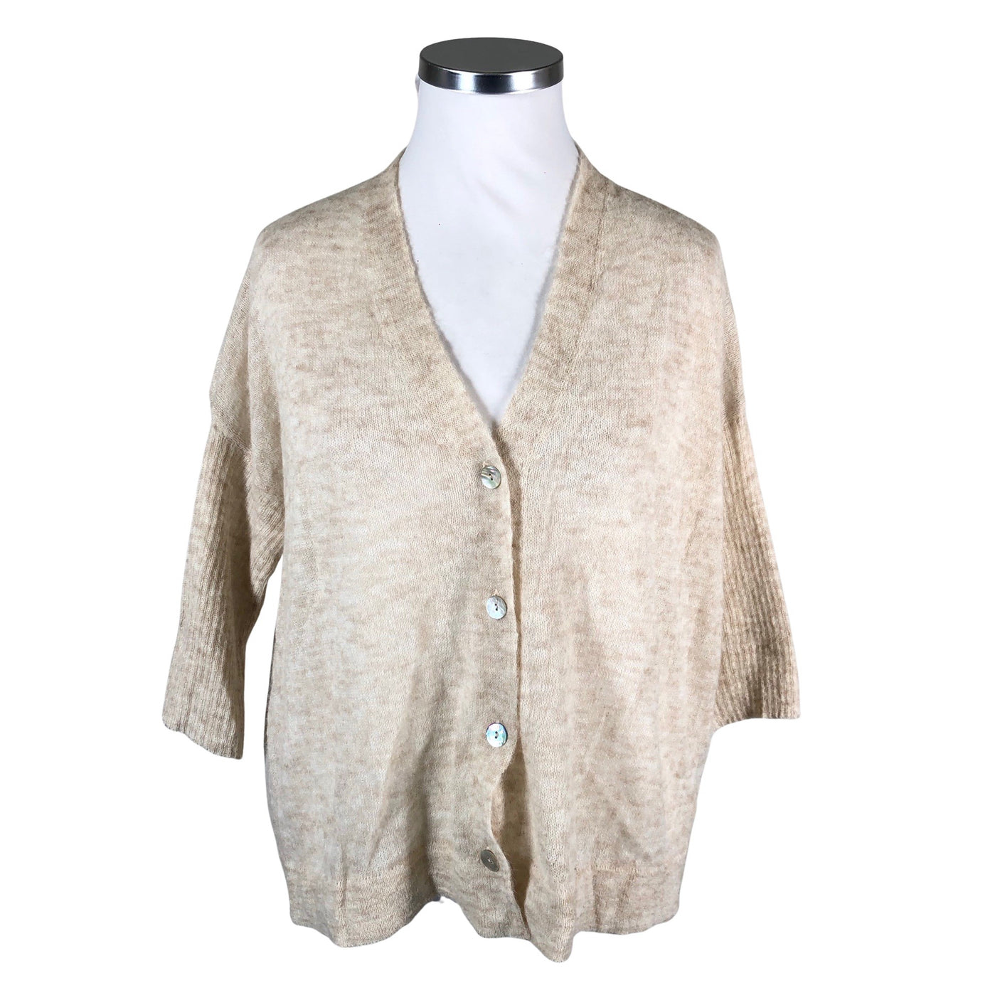 Unisex Bypias - Kardigan, suurus 44 - Beige (1)